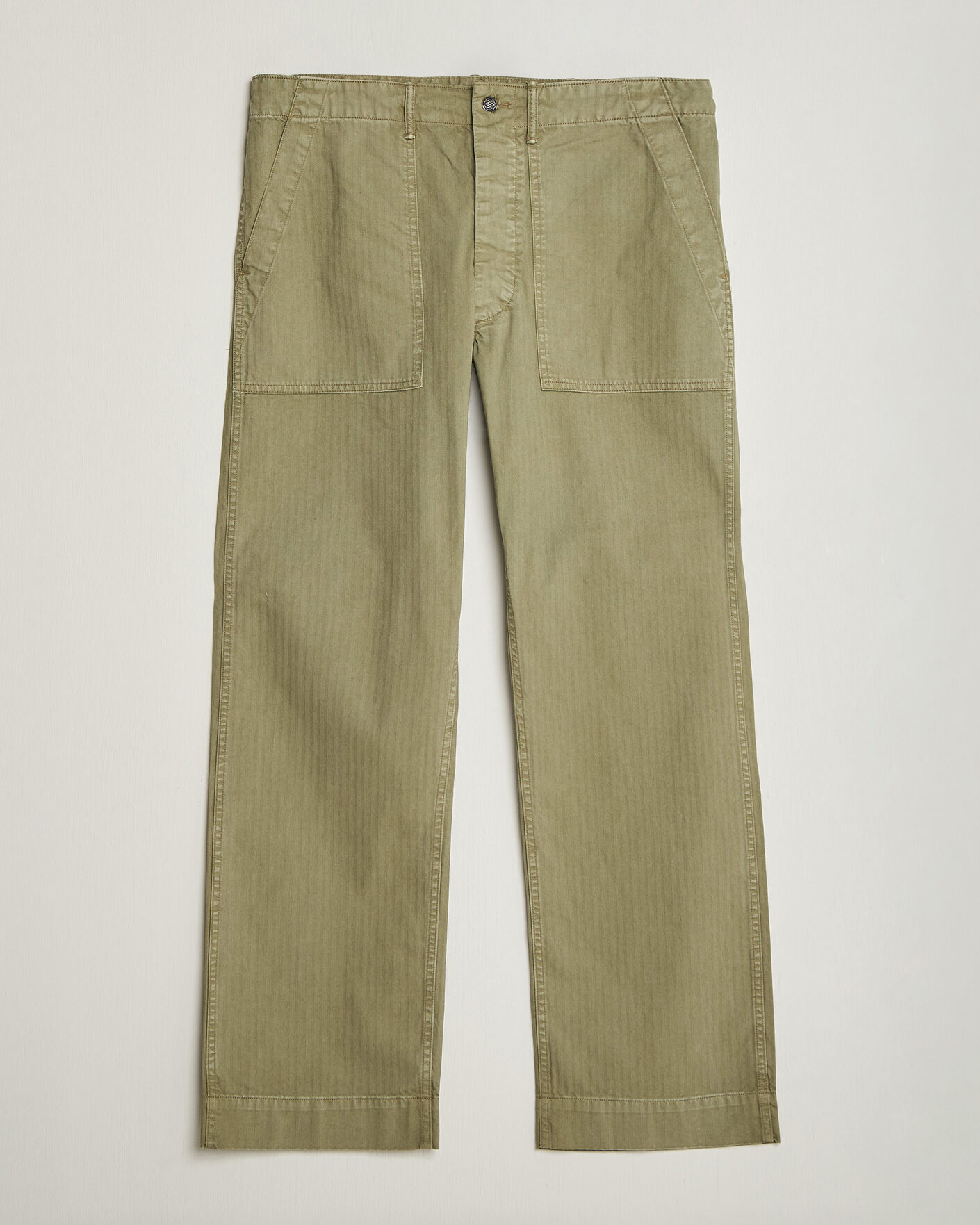 RRL Army Utility Pants Brewster Green at CareOfCarl.com