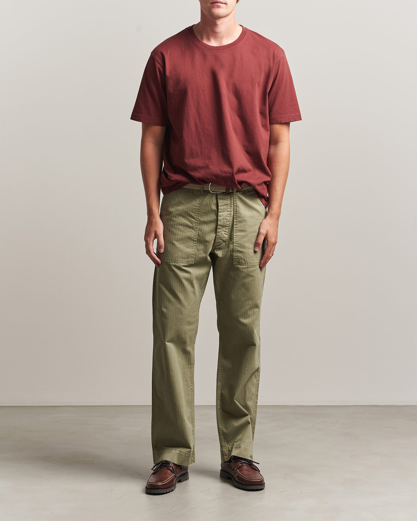 Men | Trousers | RRL | Army Utility Pants Brewster Green