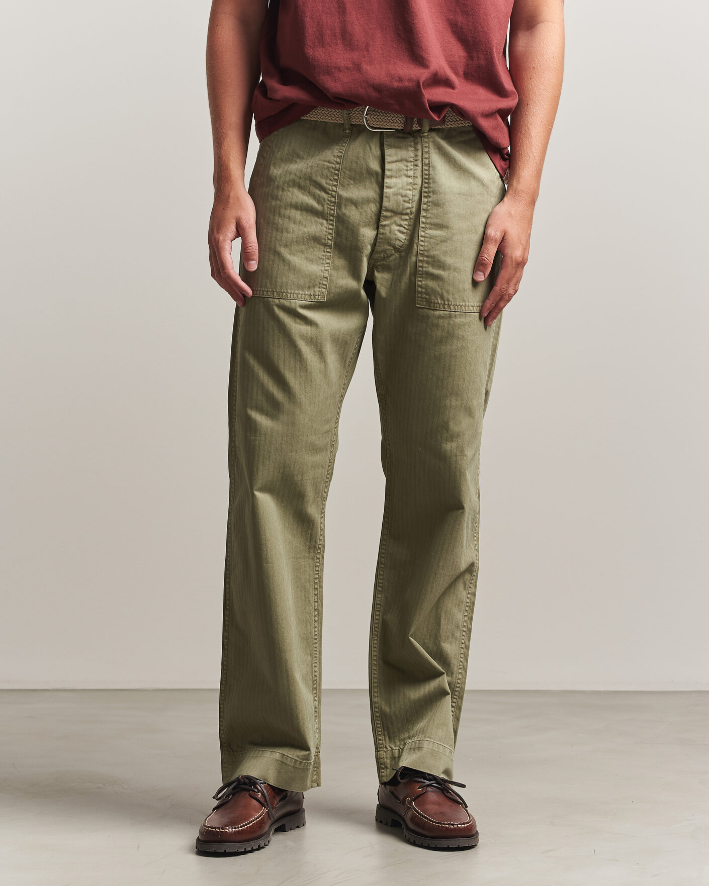 Men | Trousers | RRL | Army Utility Pants Brewster Green