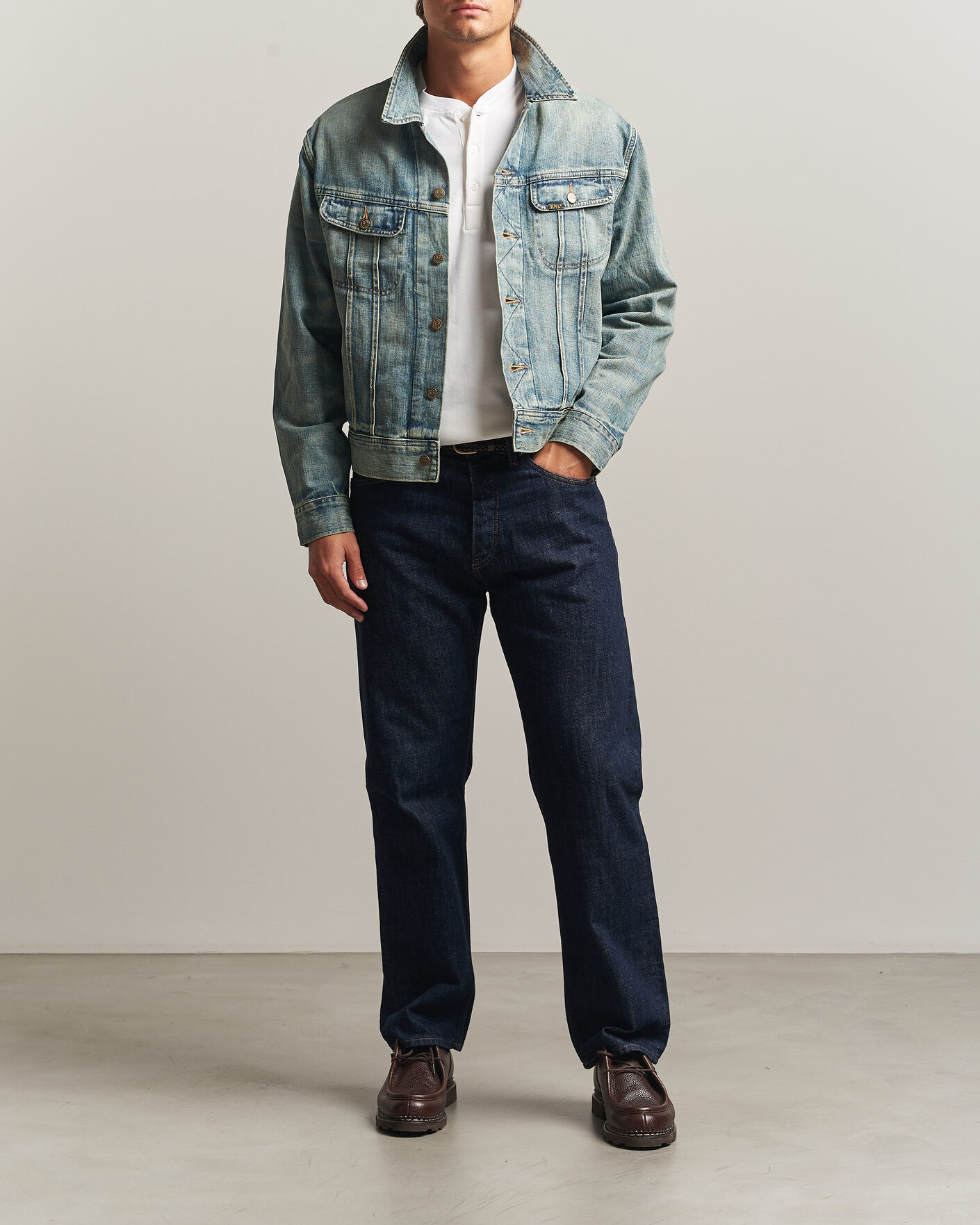 Men | Coats & Jackets | RRL | Lot 271 Denim Jacket Leeland Wash