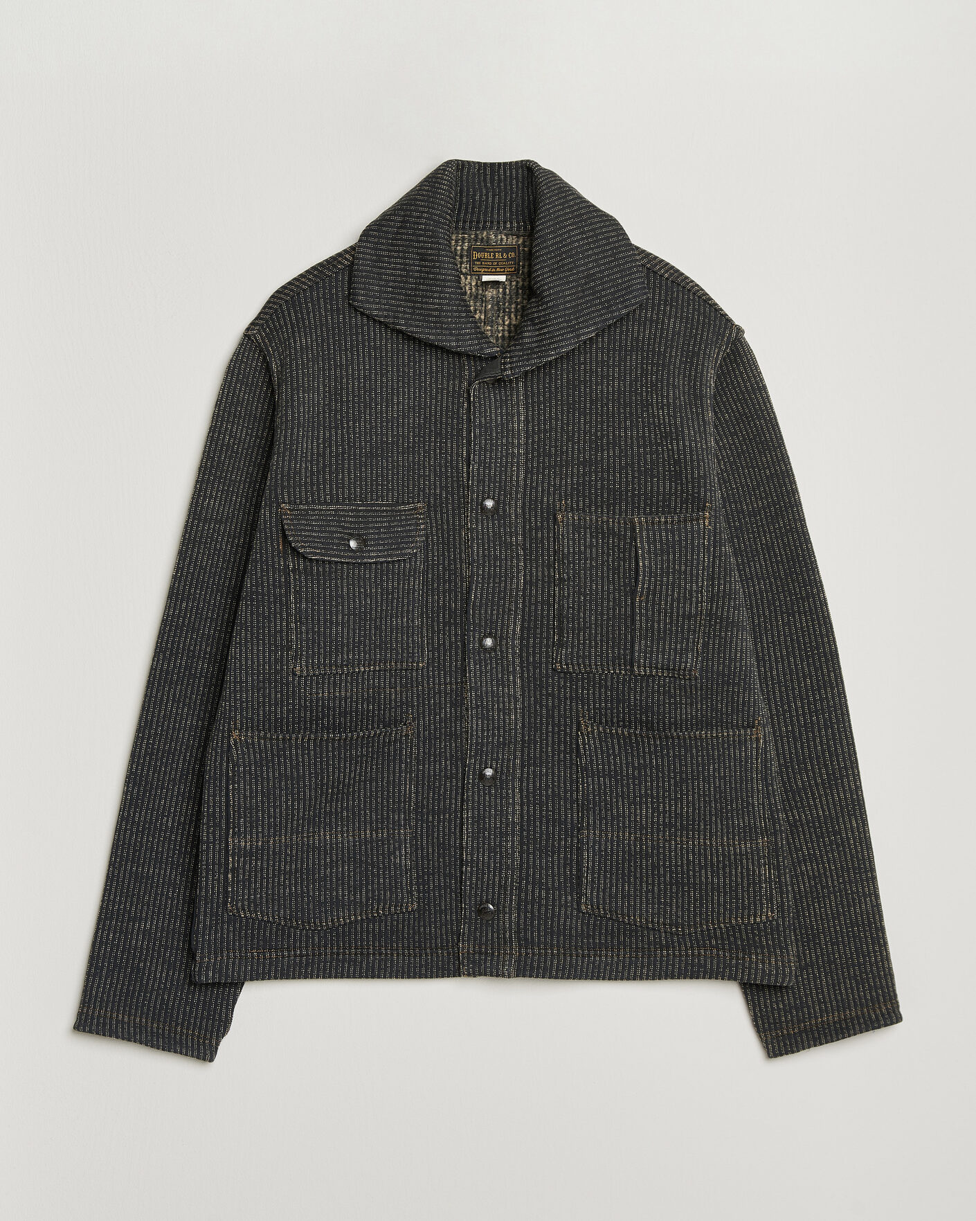 Men | Sweaters & Knitwear | RRL | Charles Cardigan Jacket Charcoal