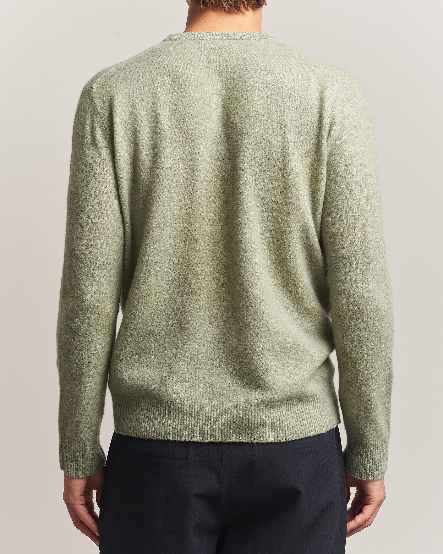 Men | Sweaters & Knitwear | Altea | Cloud Cashmere Blend Sweater Mint Green