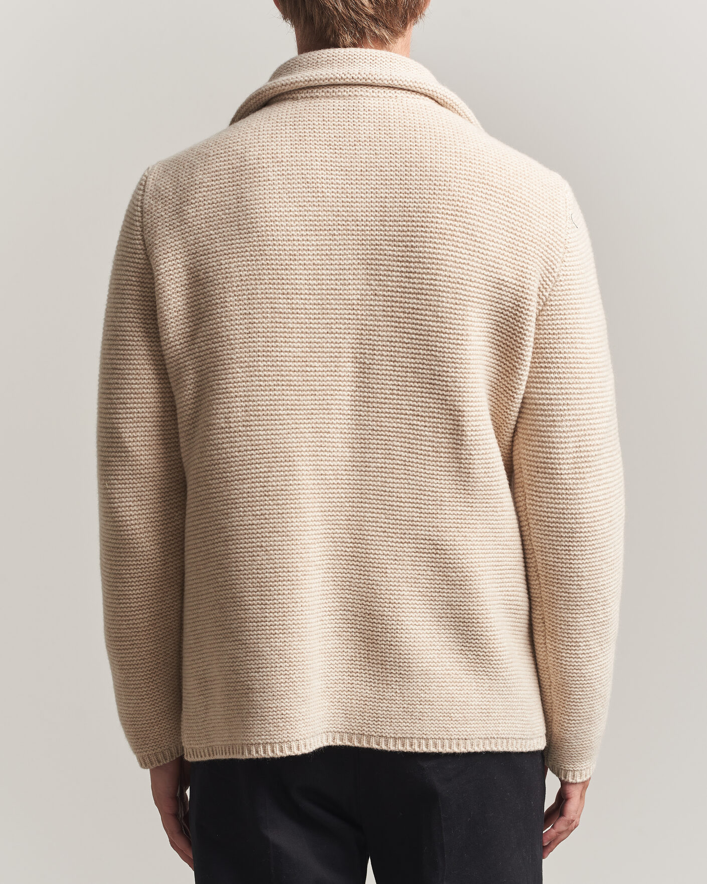 Men | Sweaters & Knitwear | Altea | Wool Cardigan Jacket Beige