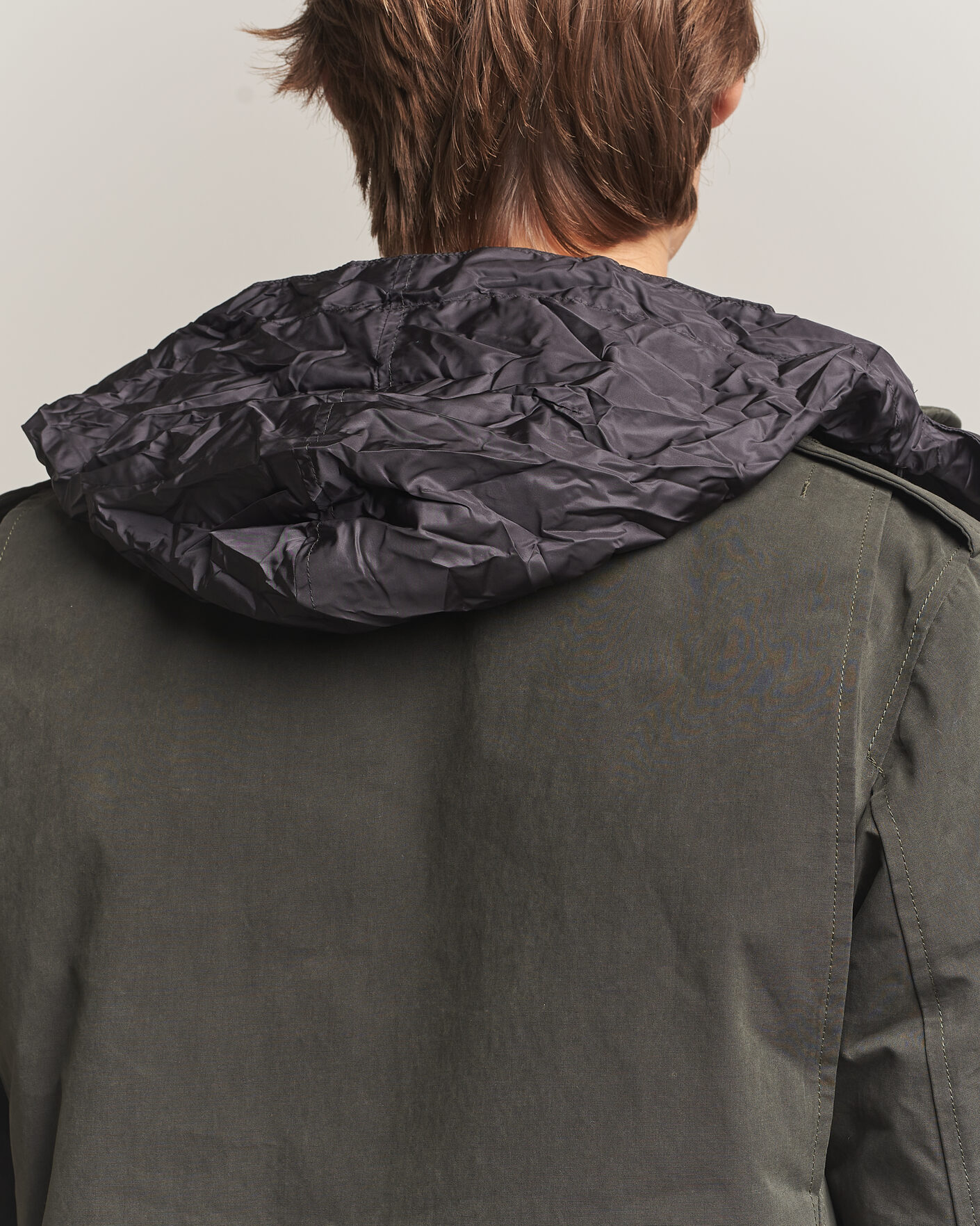 Men | Coats & Jackets | Aspesi | Lined Cotton Field Jacket Grey