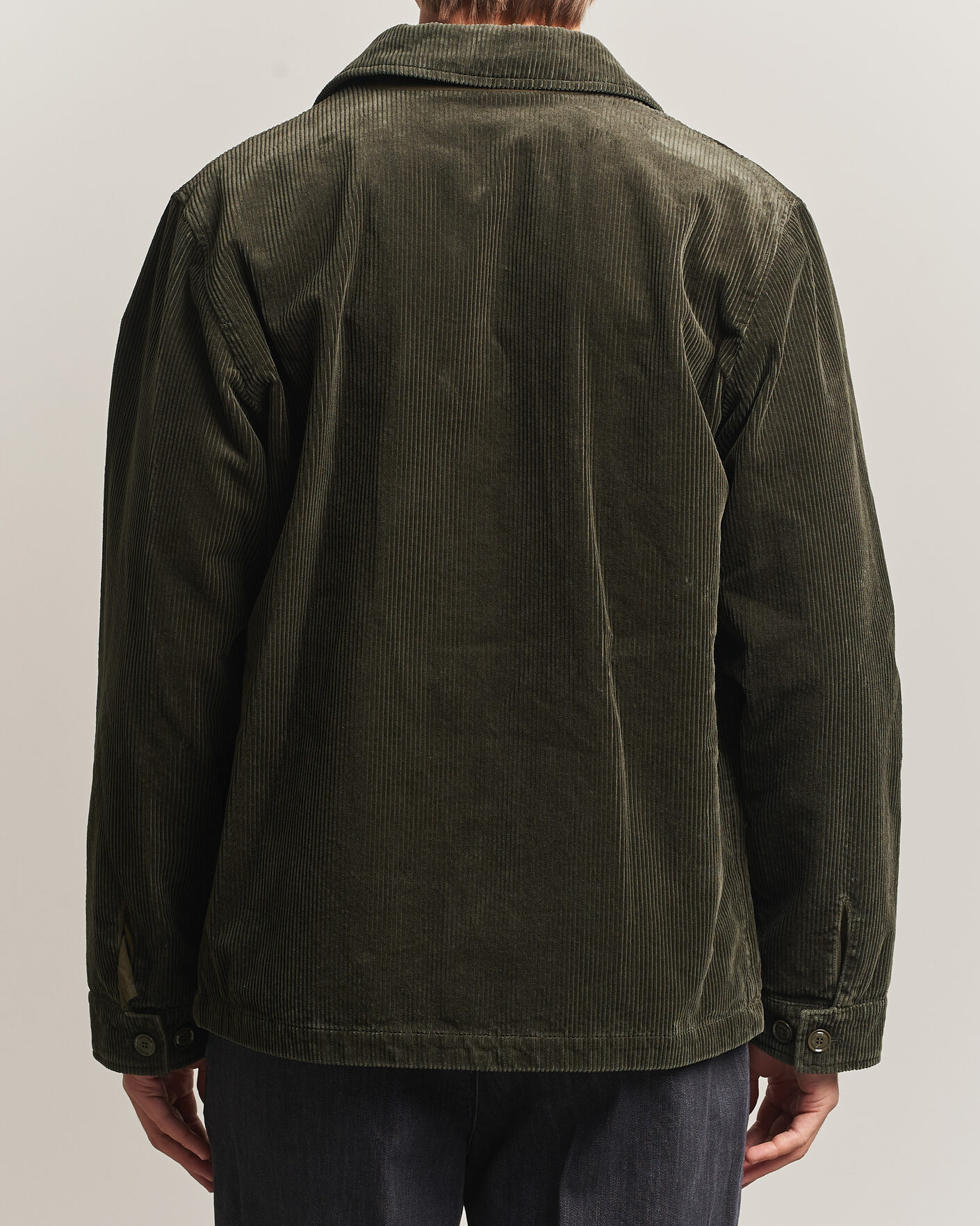 Men | Coats & Jackets | Aspesi | Tigre Corduroy Shirt Jacket Military