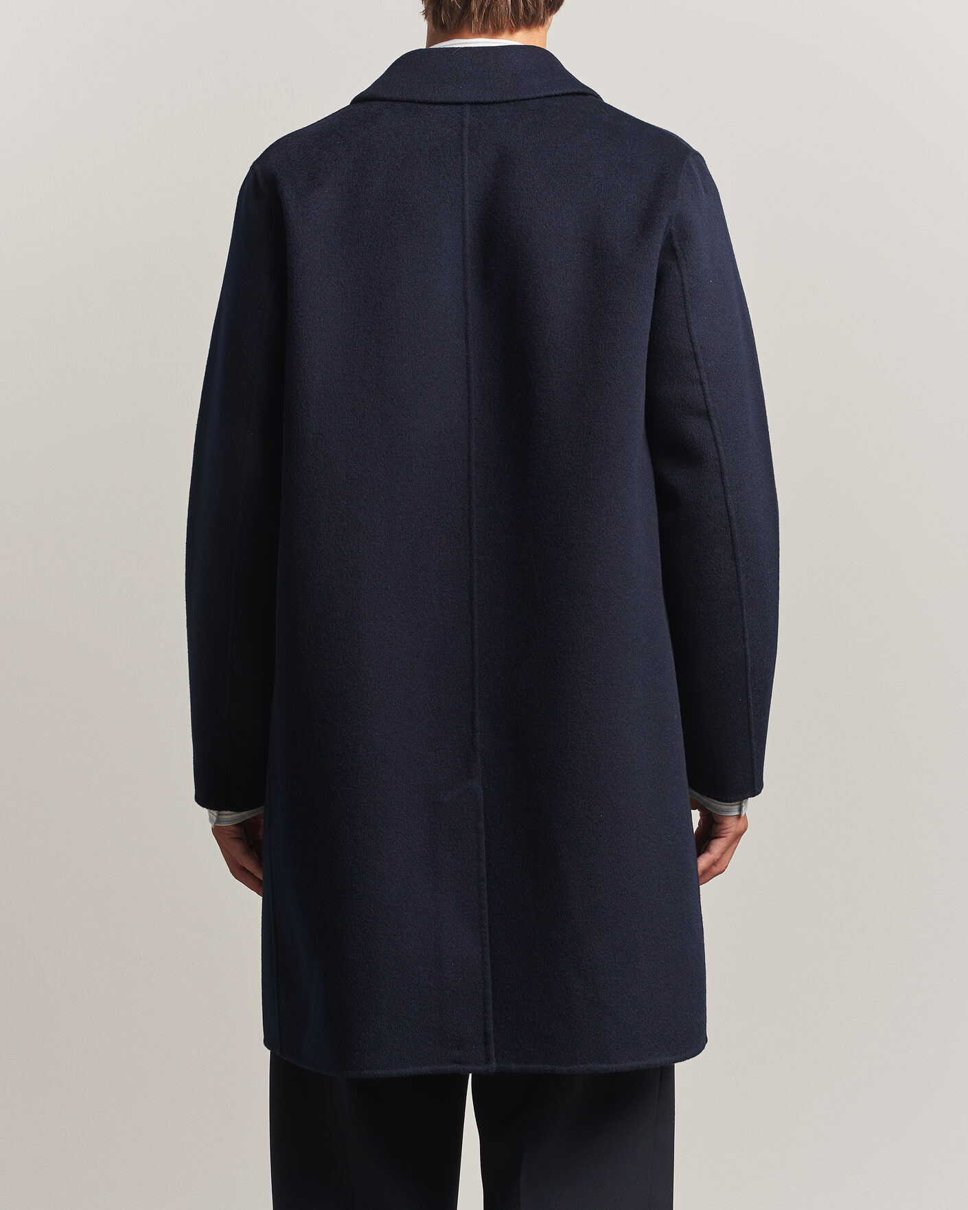 Men | Coats & Jackets | Aspesi | Double Wool Coat Navy