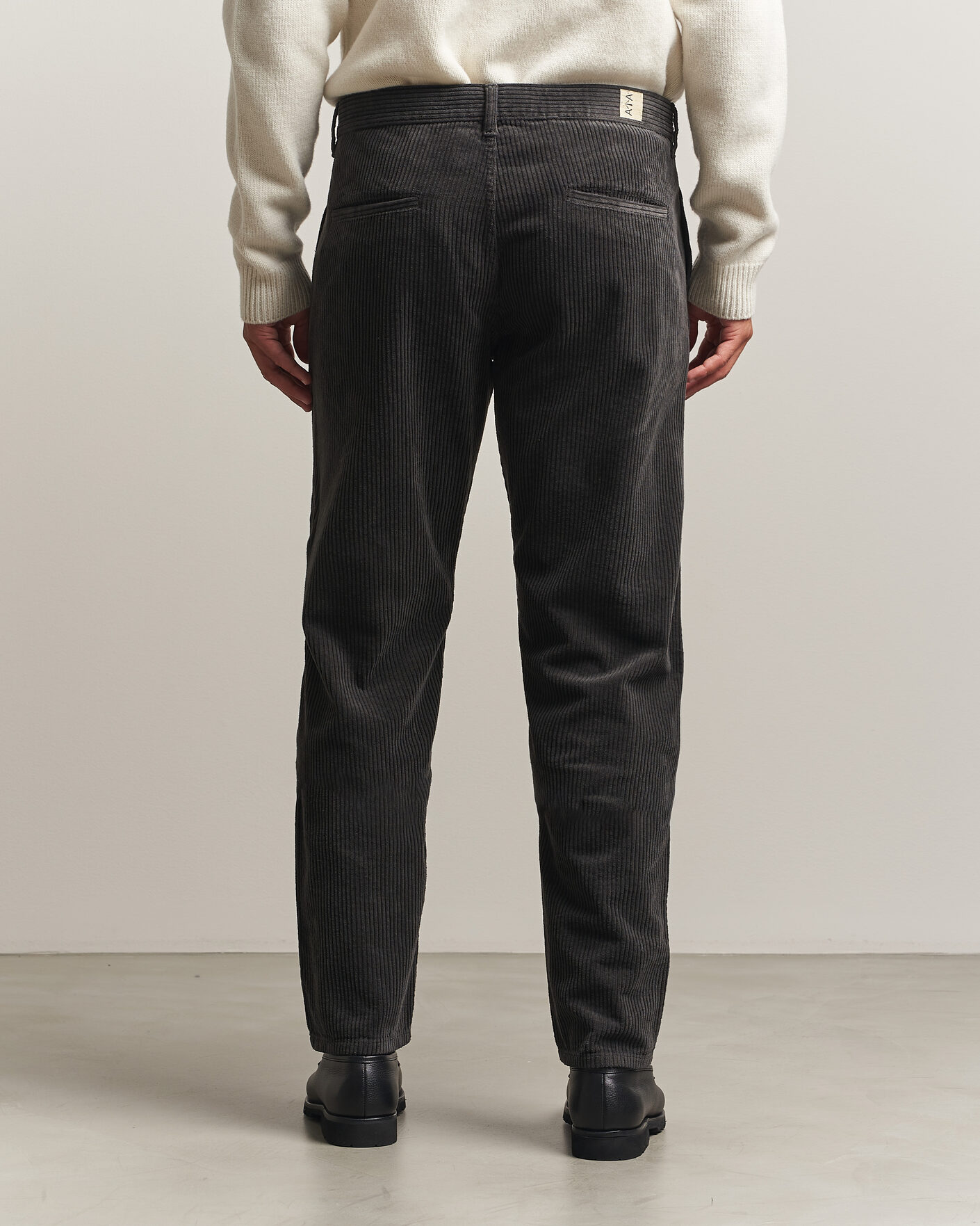 Men | Trousers | Aspesi | Corduroy Pants Dark Brown