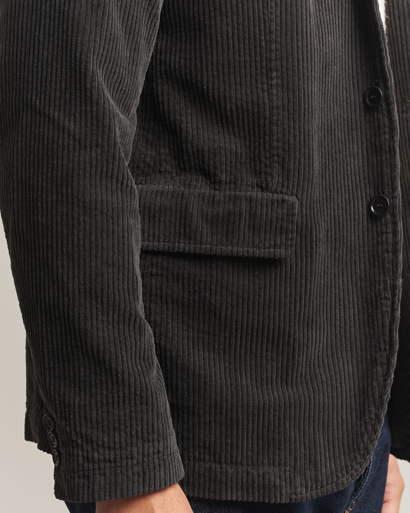 Men | Blazers | Aspesi | Corduroy Blazer Dark Brown