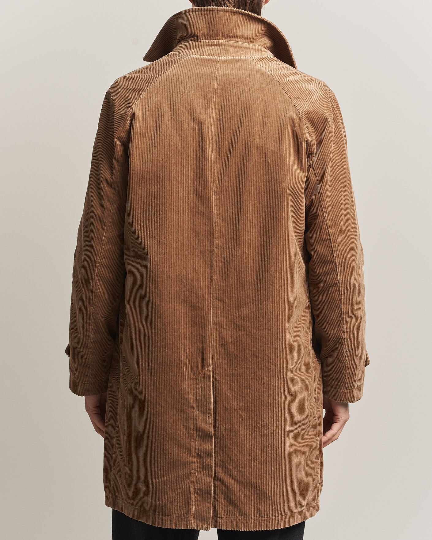 Men | Coats & Jackets | Aspesi | Corduroy Raglan Coat Beige