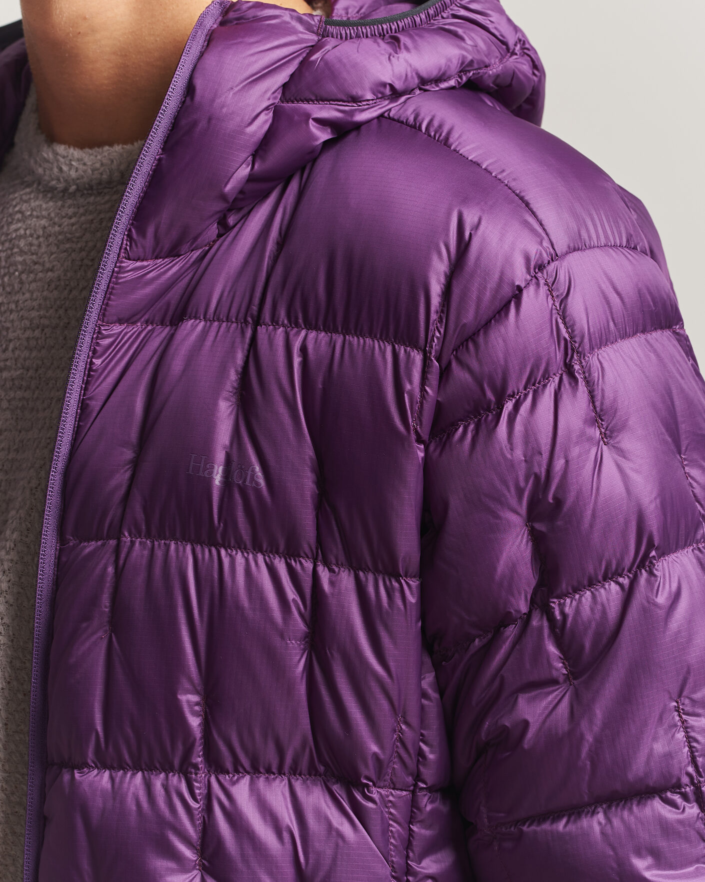 Men | Coats & Jackets | Haglöfs | Hede Down Hood Jacket Purple Night