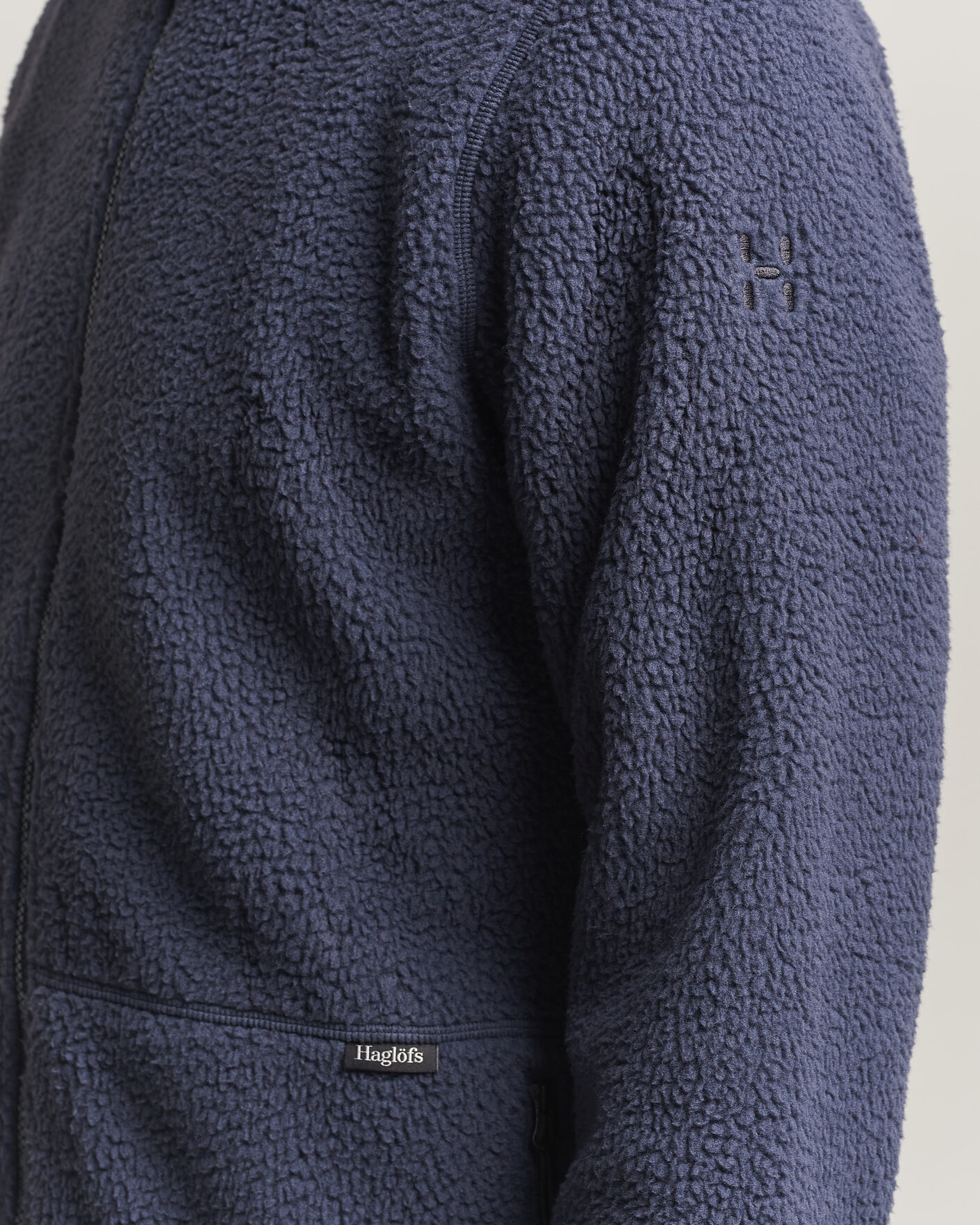 Men | Sweaters & Knitwear | Haglöfs | Funäs Pile Hood Tarn Blue
