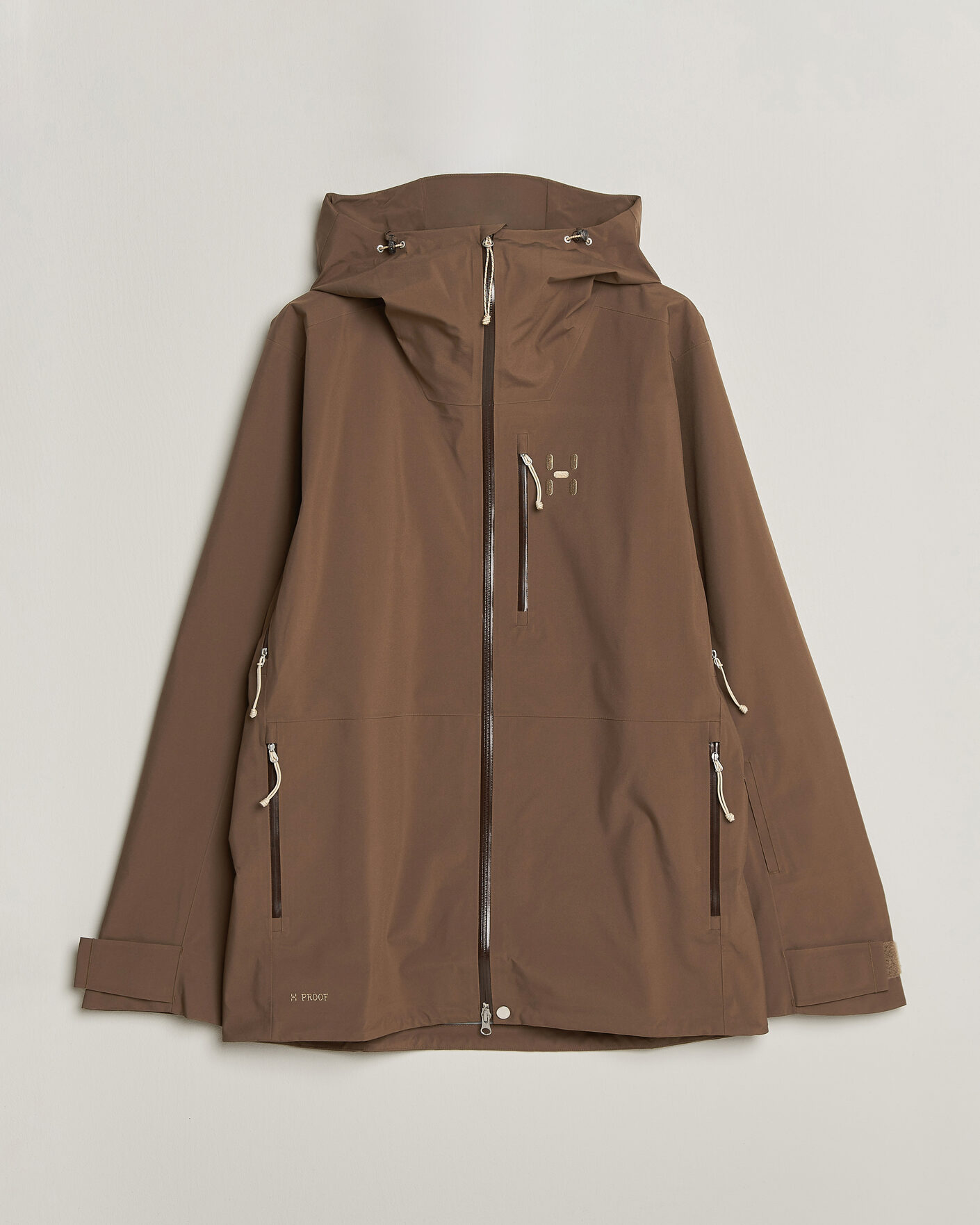 Men | Coats & Jackets | Haglöfs | Alper Proof 3L Jacket Teak Brown