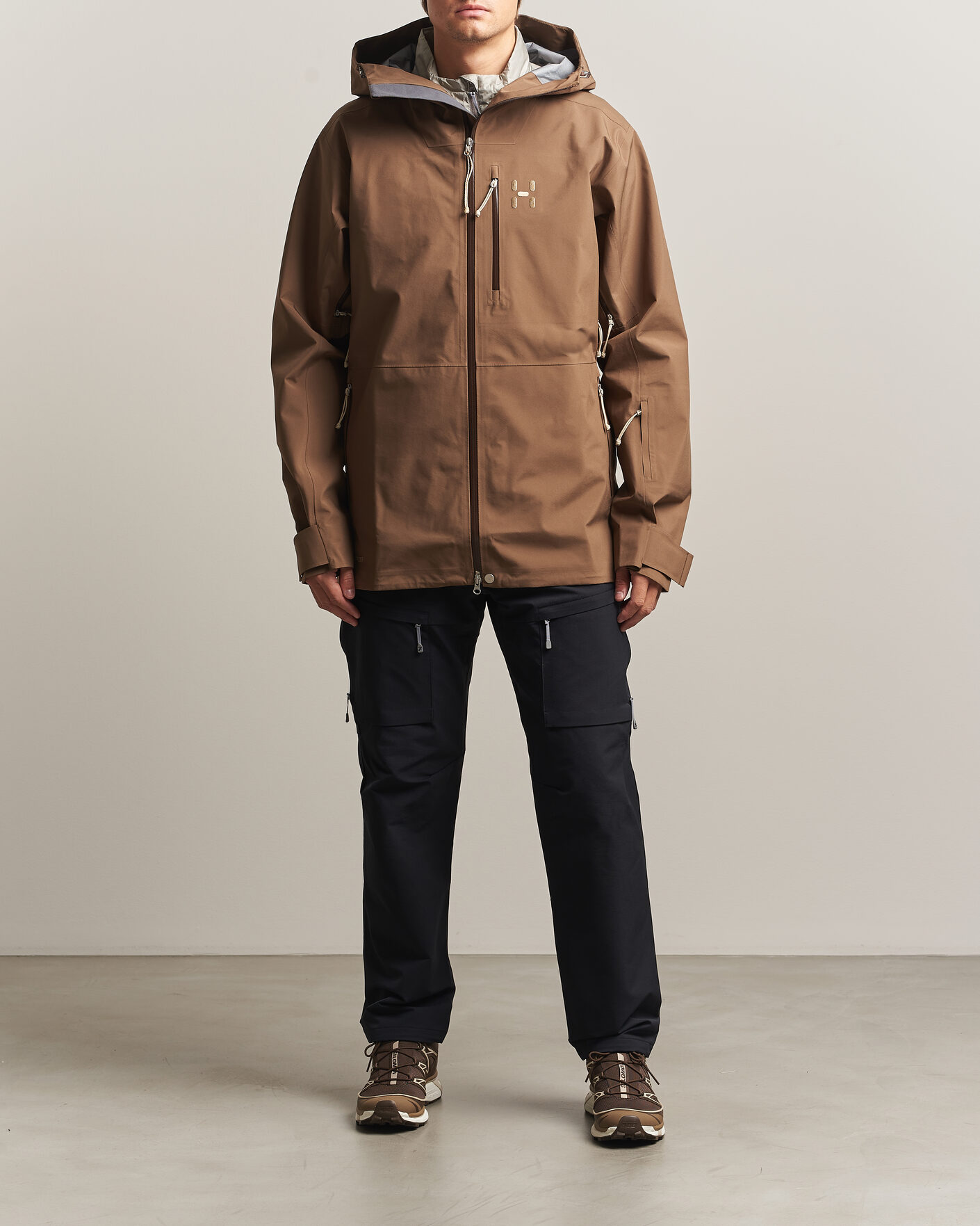 Haglöfs Alper Proof 3L Jacket Teak Brown at CareOfCarl.com