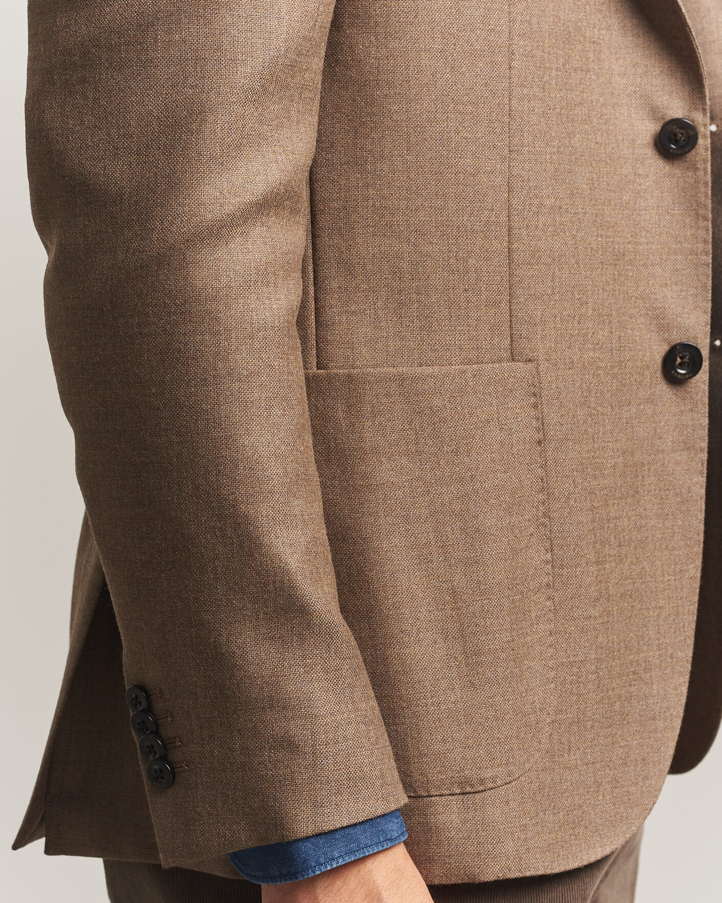 Men | Blazers | Boglioli | K Jacket Wool Hopsack Blazer Beige