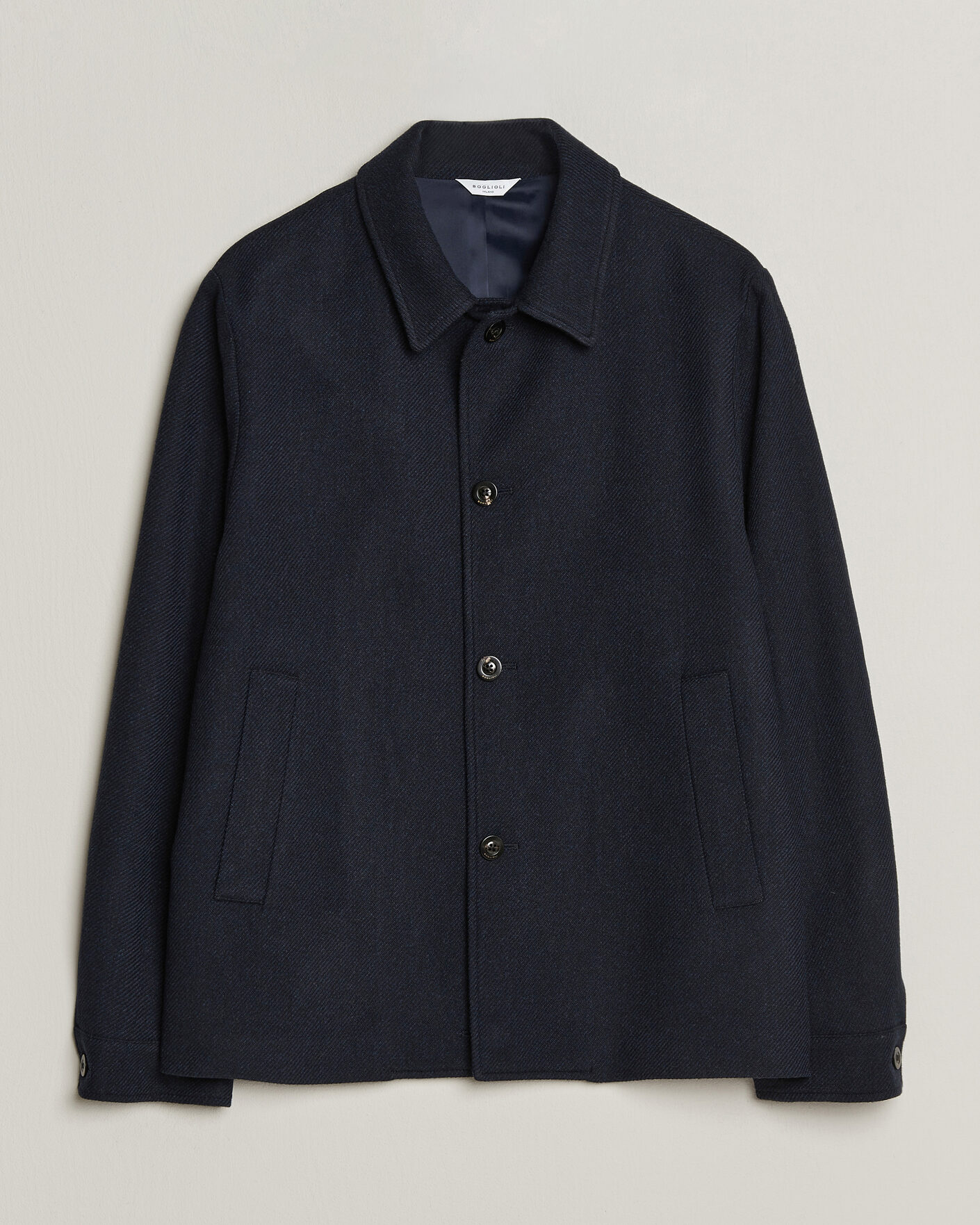 Men | Coats & Jackets | Boglioli | Wool/Cashmere Solferino Jacket Navy
