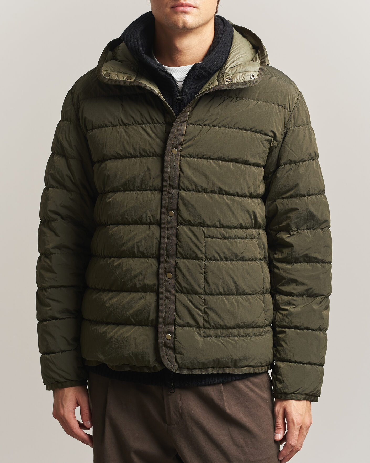 Men | Coats & Jackets | C.P. Company | Micro Kei 2 in 1 Nylon Parka Olive