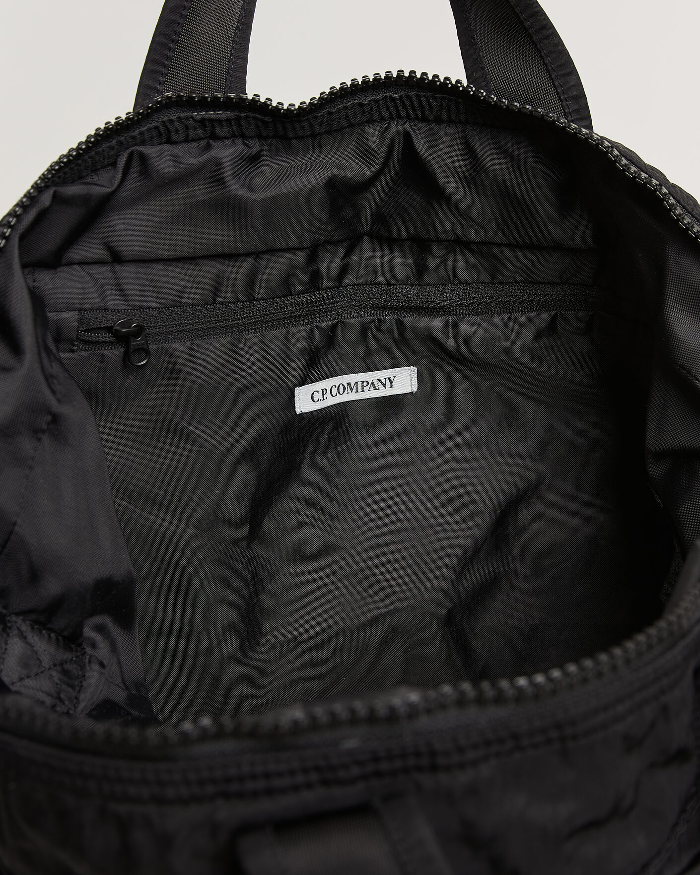 Men | Bags | C.P. Company | Nylon B Zip Tote Bag Black
