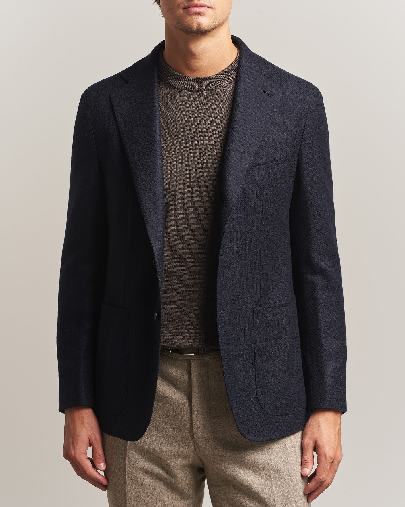 Men | Blazers | Caruso | Aida Wool/Cashmere Blazer Navy