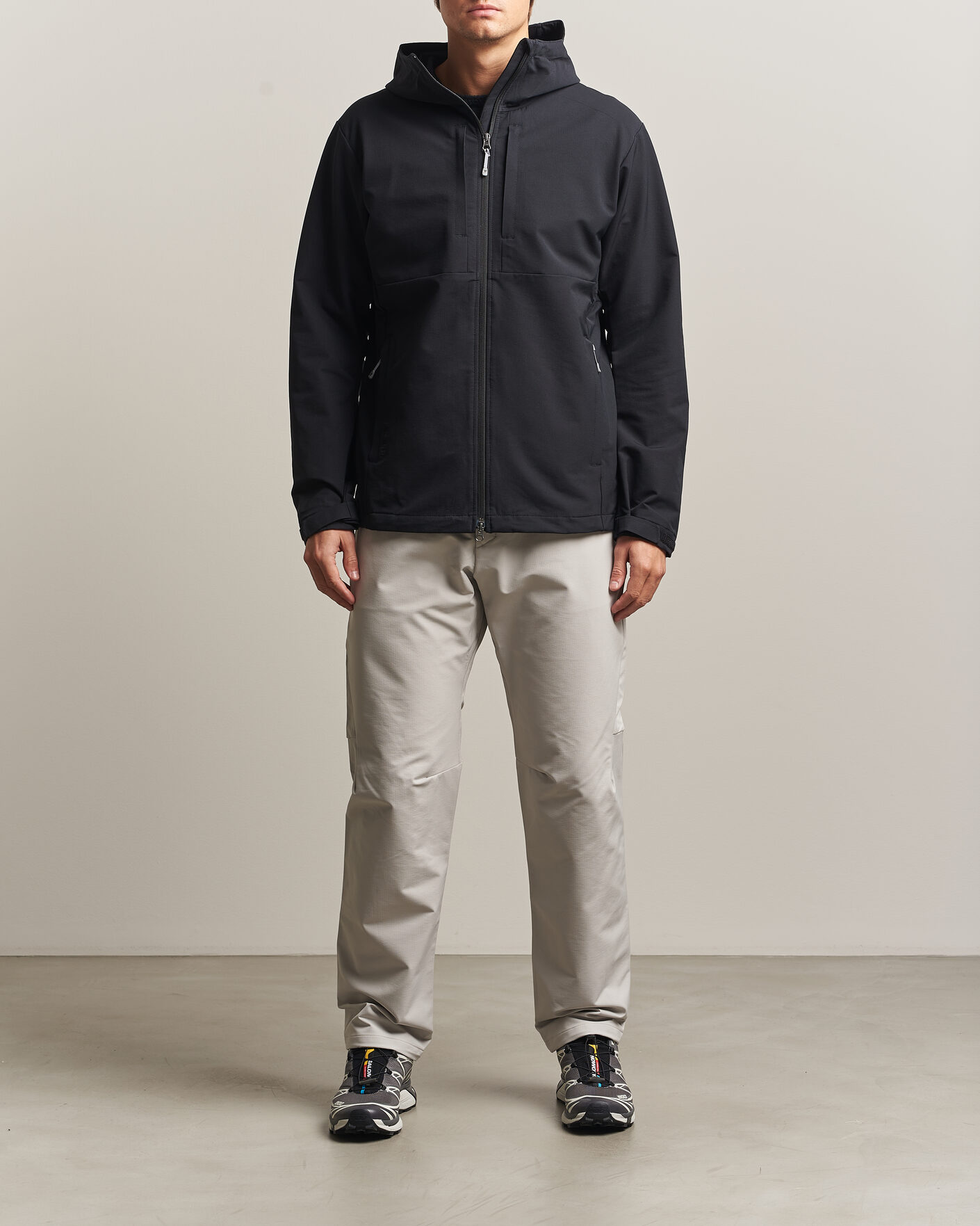 Men | Coats & Jackets | Houdini | Alpine Tech Hoodie True Black
