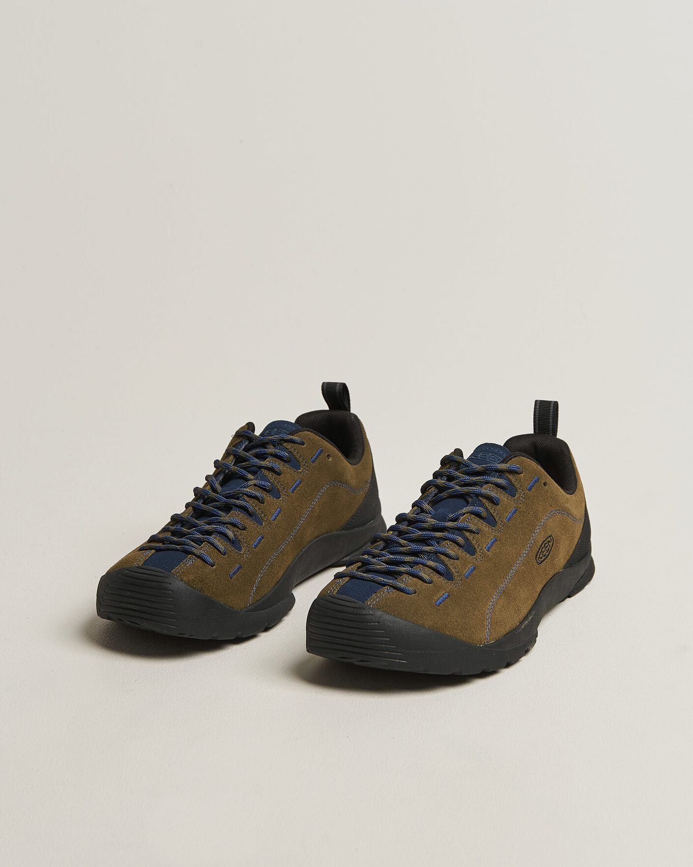 Men | Trail Sneakers | KEEN | Jasper Suede Sneaker Dark Olive