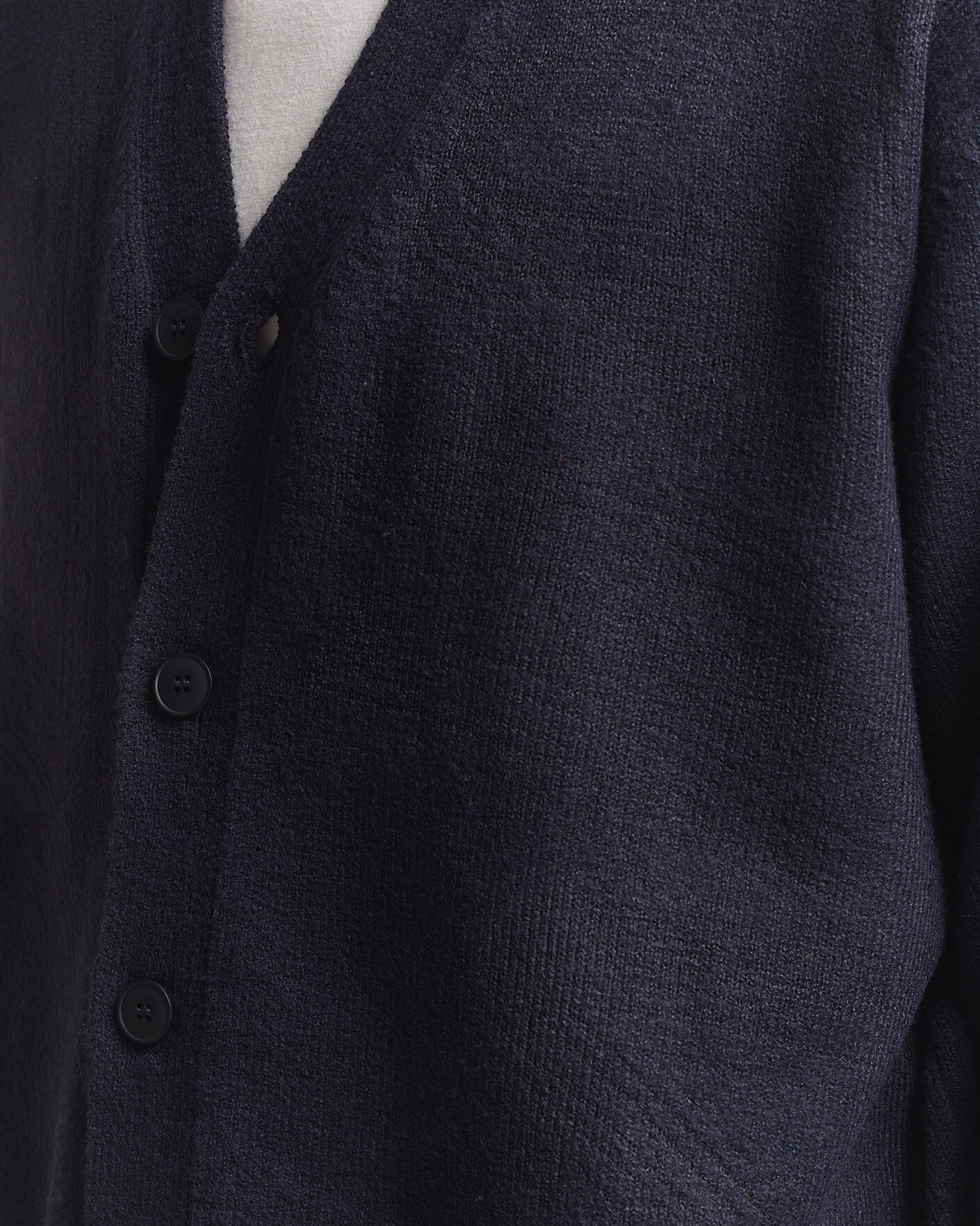 Men | Sweaters & Knitwear | KnowledgeCotton Apparel | Knitted Cardigan Night Sky