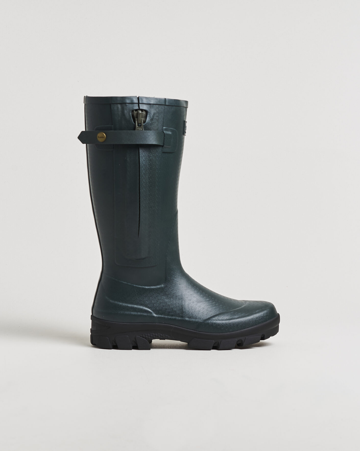 Men | Overshoes & Rubber boots | Loake 1880 | Wellington Rain Boot Dark Green
