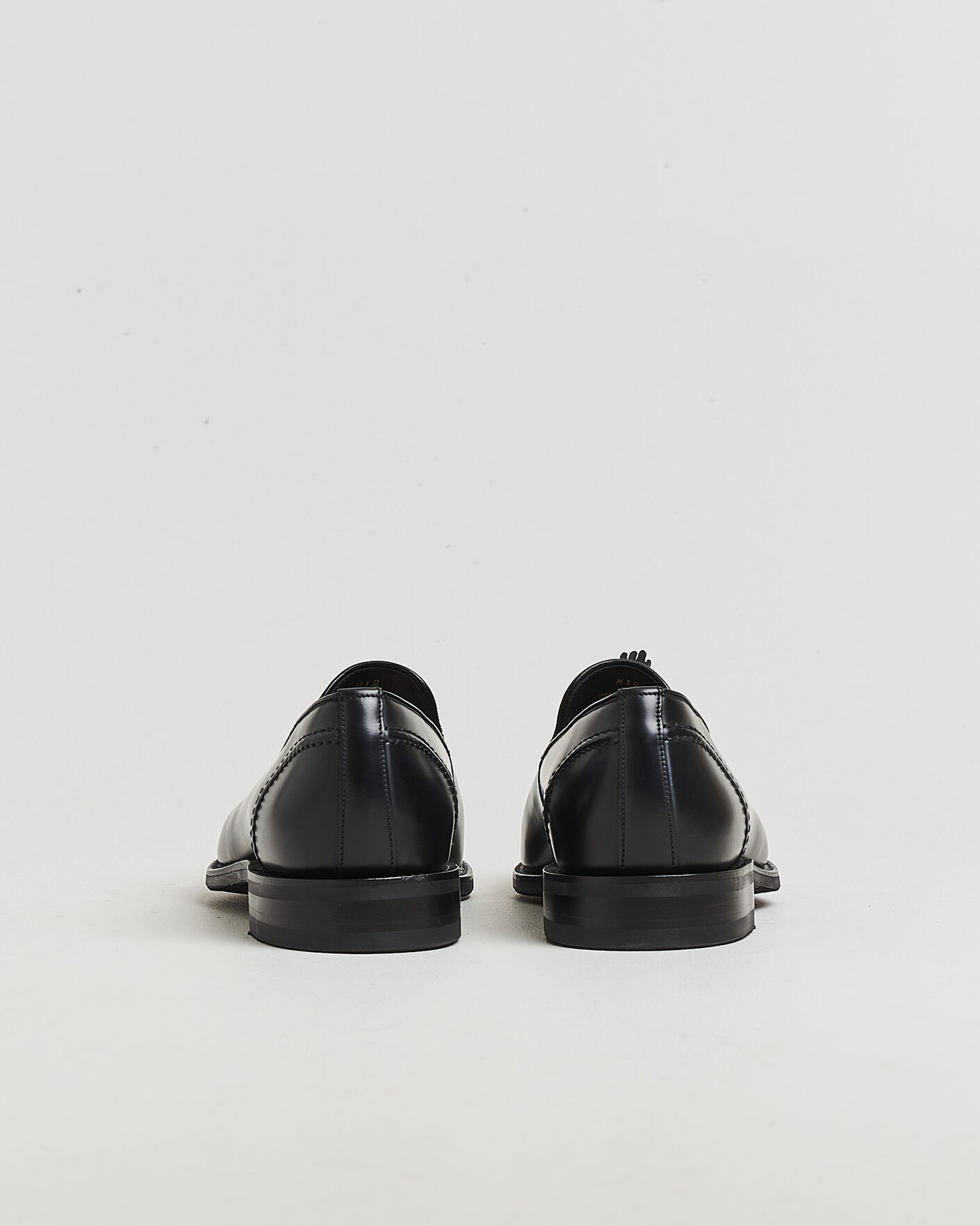 Loake 1880 Brunel Leather Tassel Loafer Black at CareOfCarl.com