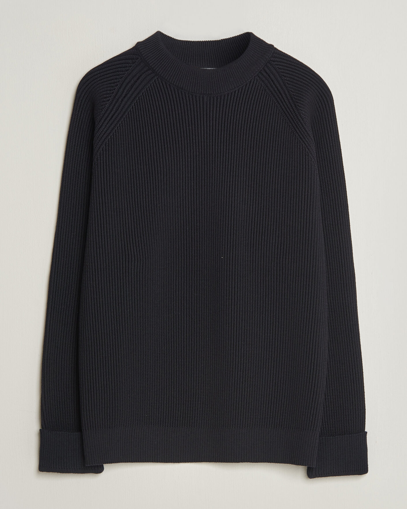 S.N.S. Herning Render Mock Neck Navy Blue at CareOfCarl.com