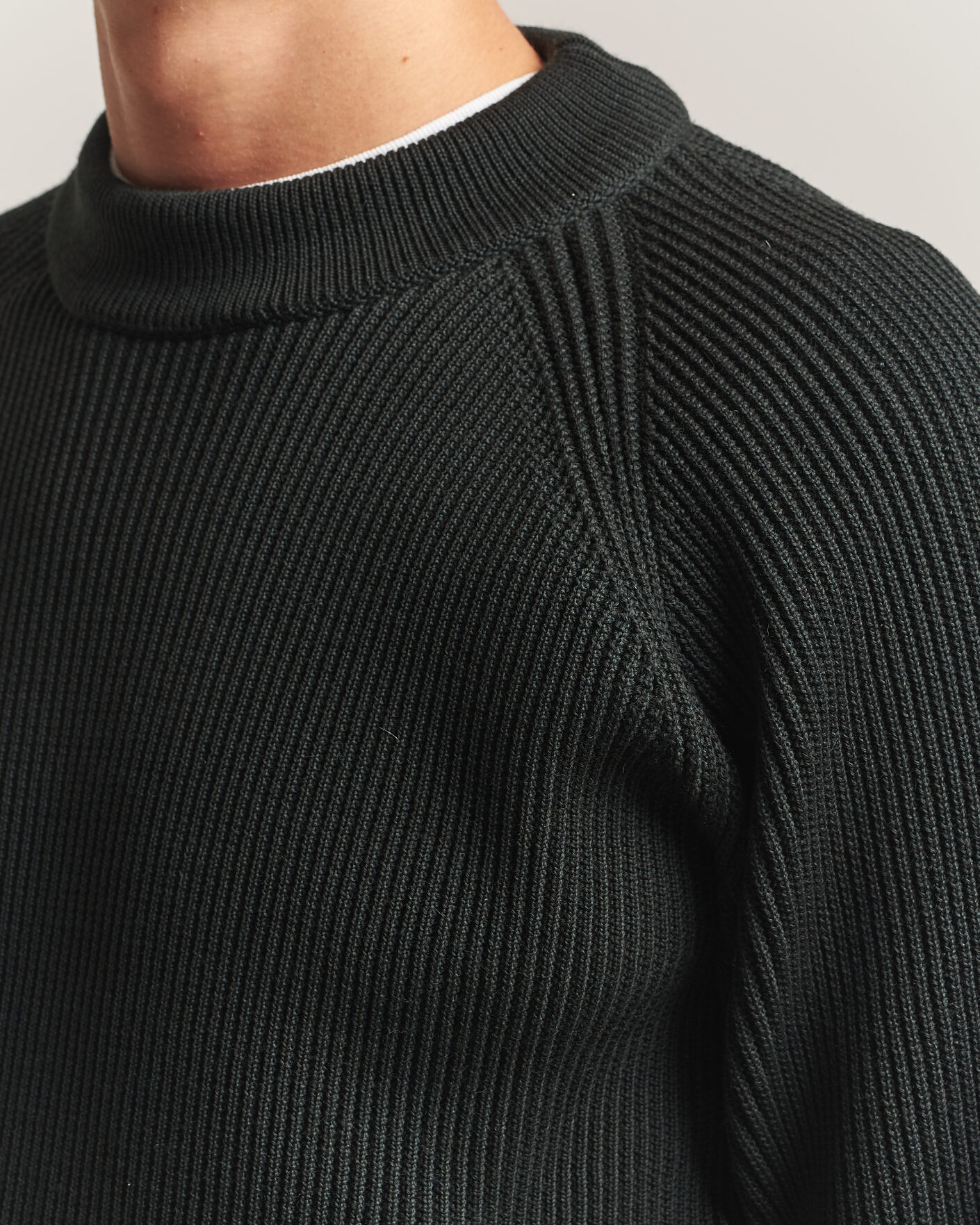 Men | Sweaters & Knitwear | S.N.S. Herning | Render Mock Neck Terrain Green