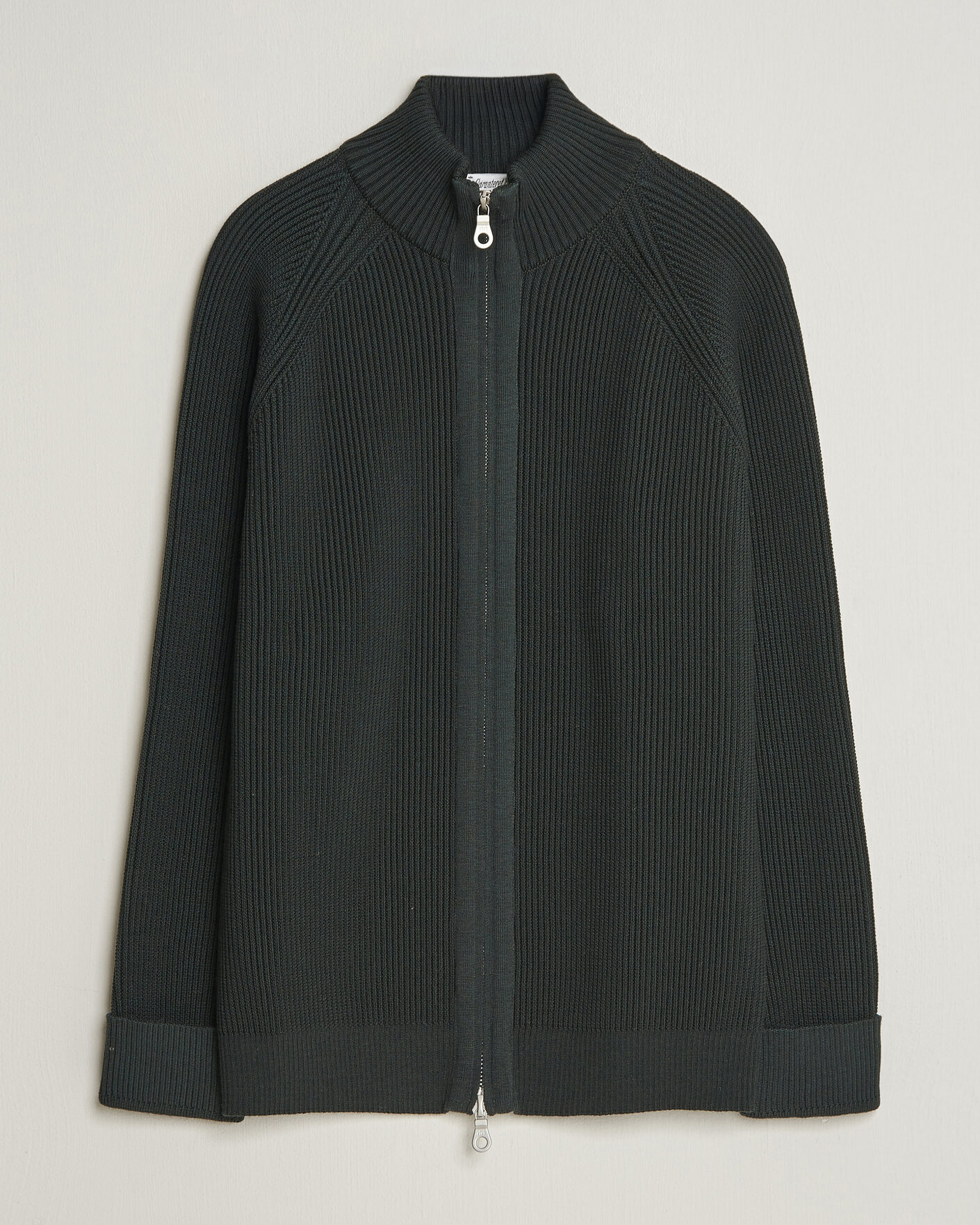 Men | Sweaters & Knitwear | S.N.S. Herning | Render Full Zip Terrain Green
