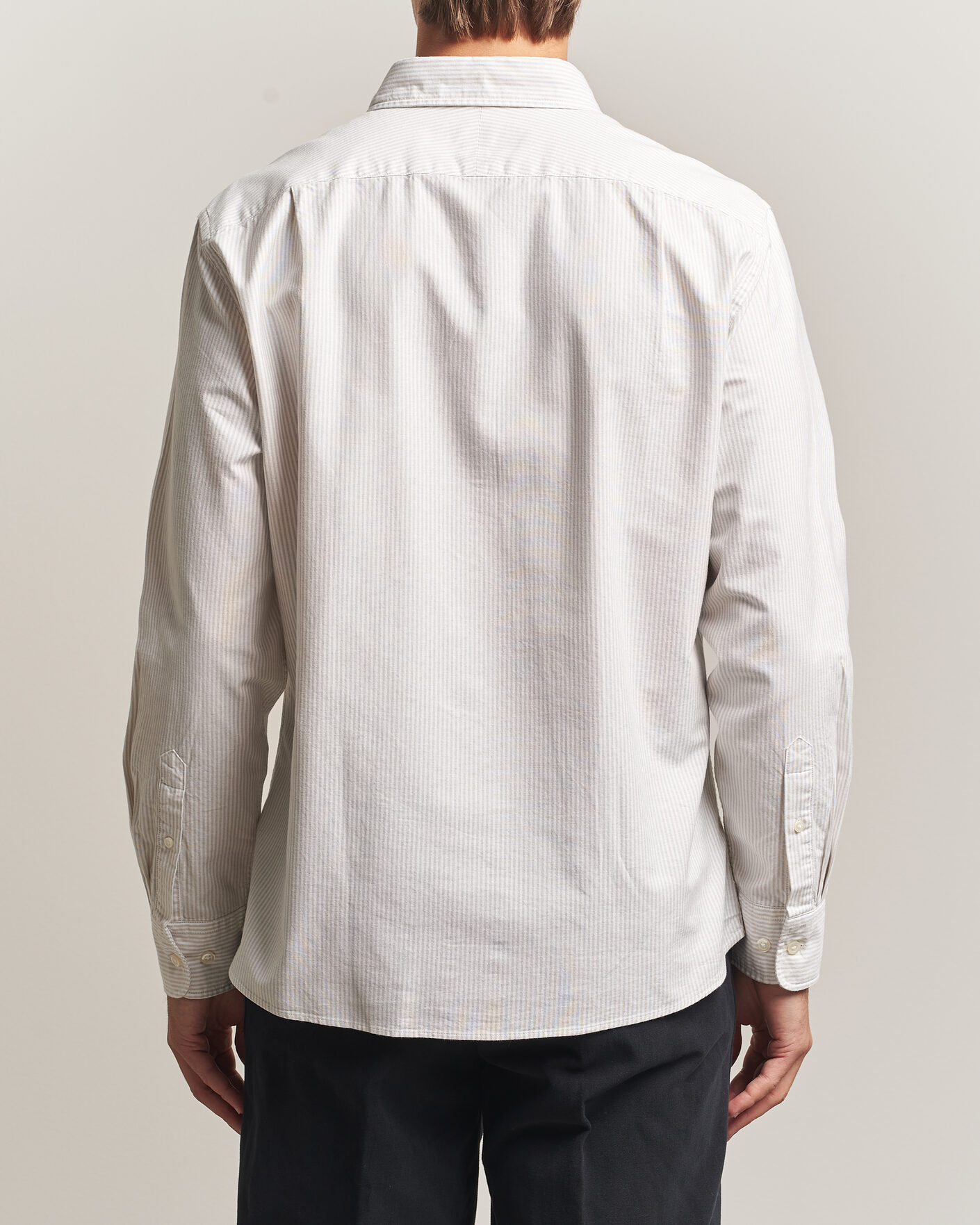 Men | Shirts | Charles Tyrwhitt | Button Down Stretch Oxford Shirt Stone