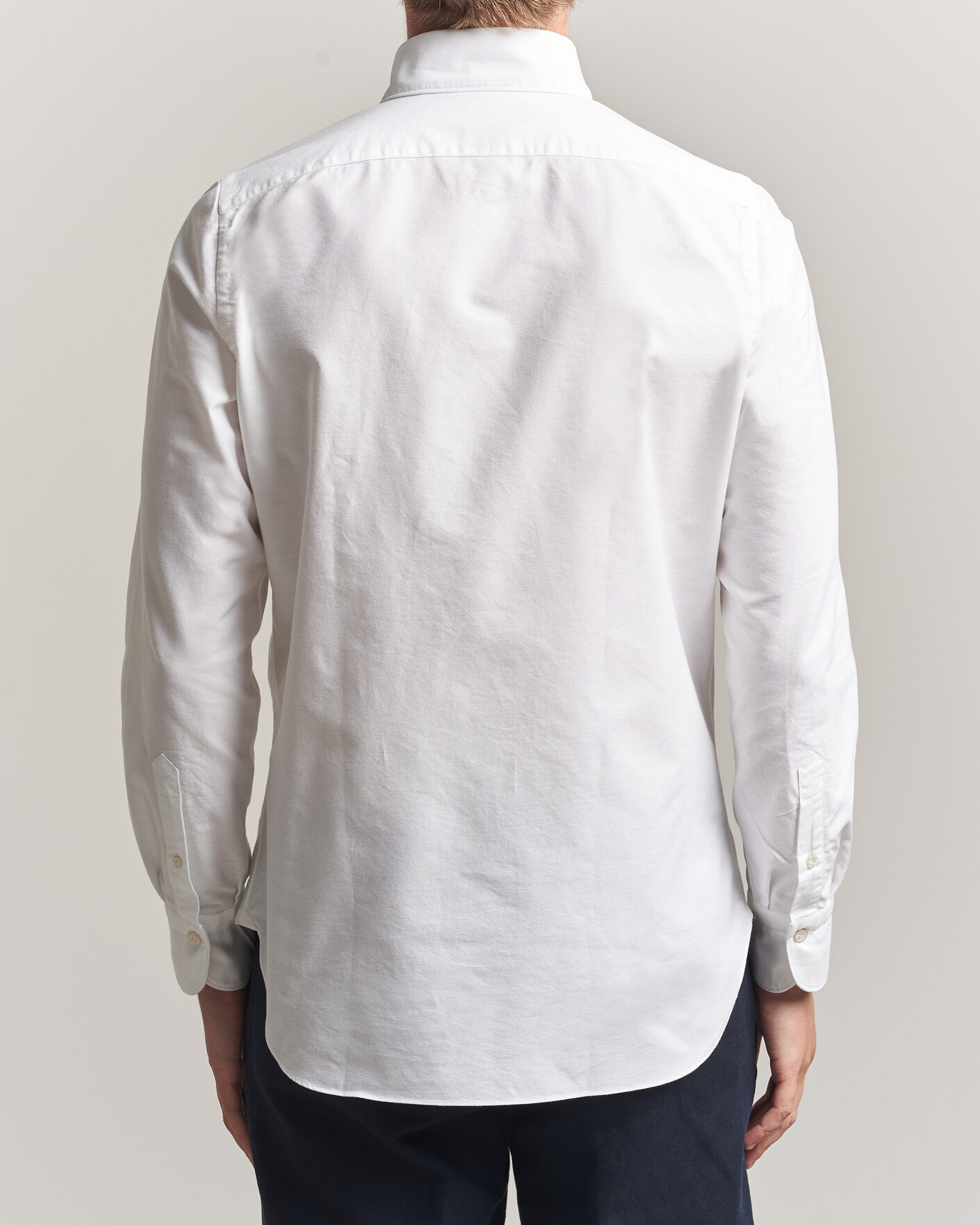 Men | Shirts | Finamore Napoli | Gaeta Oxford Button Down Shirt White
