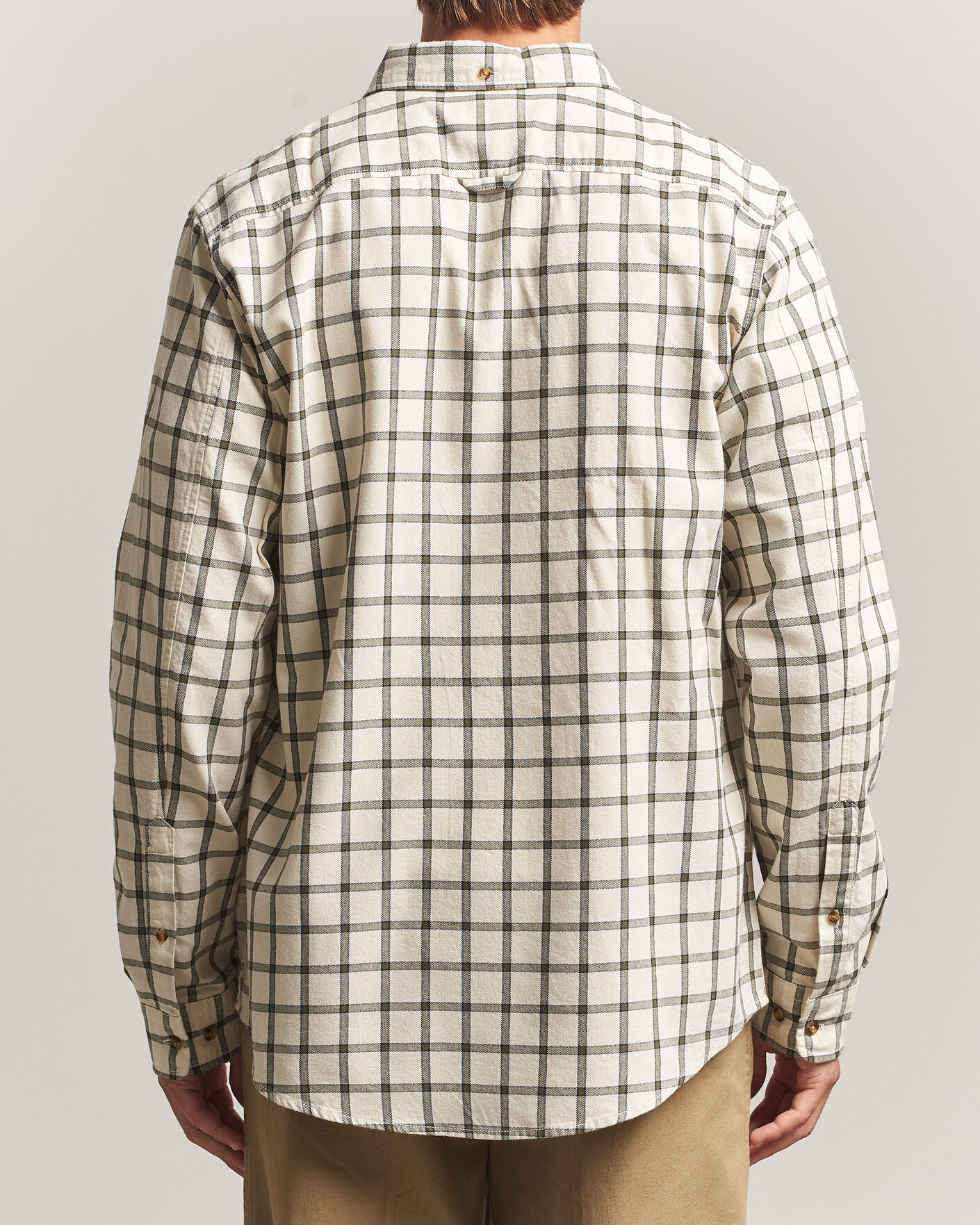 Men | Shirts | Fjällräven | Övik Flannel Shirt Chalk White