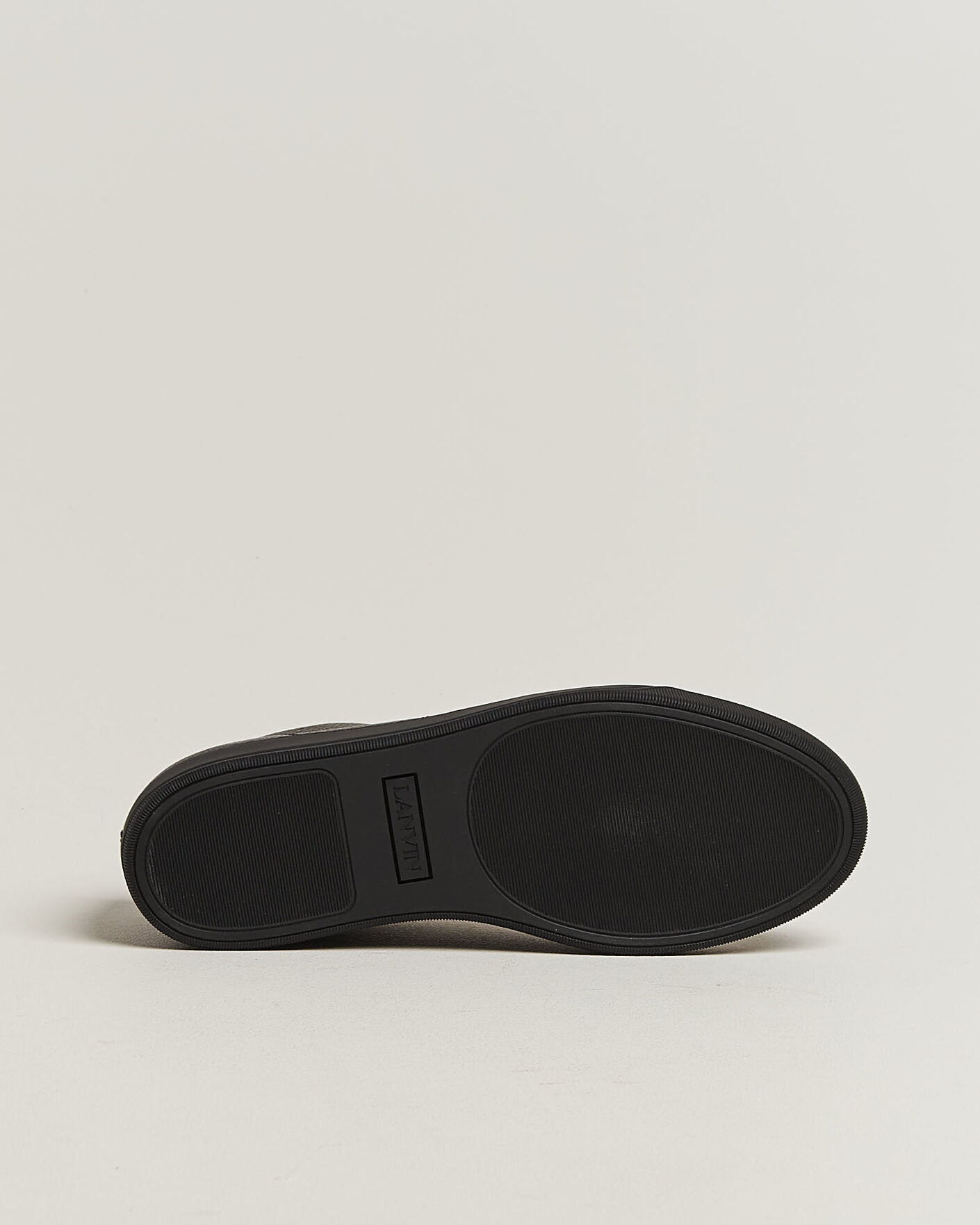Men | Sneakers | Lanvin | DBB1 Grain Leather Cap Toe Sneaker Black