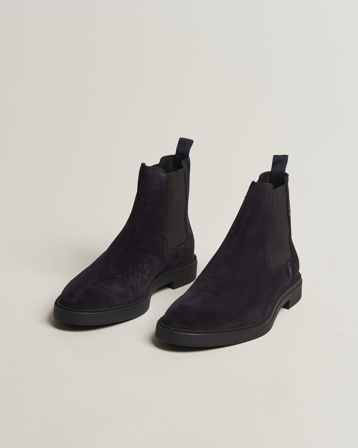Men | Boots | BOSS BLACK | Calev Suede Chelsea Boot Dark Blue
