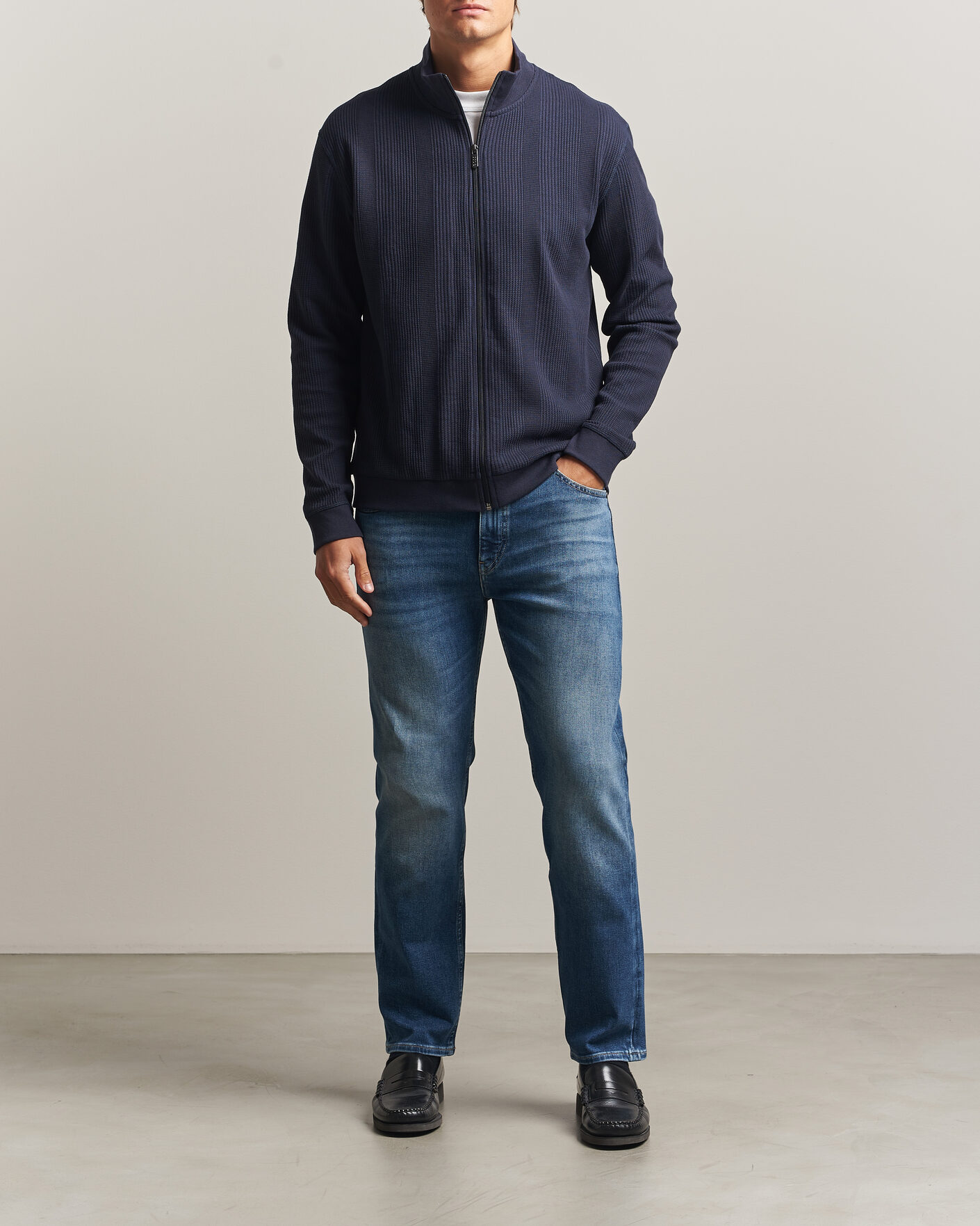 Men | Jeans | BOSS BLACK | Ogden Regular Fit Jeans Medium Blue