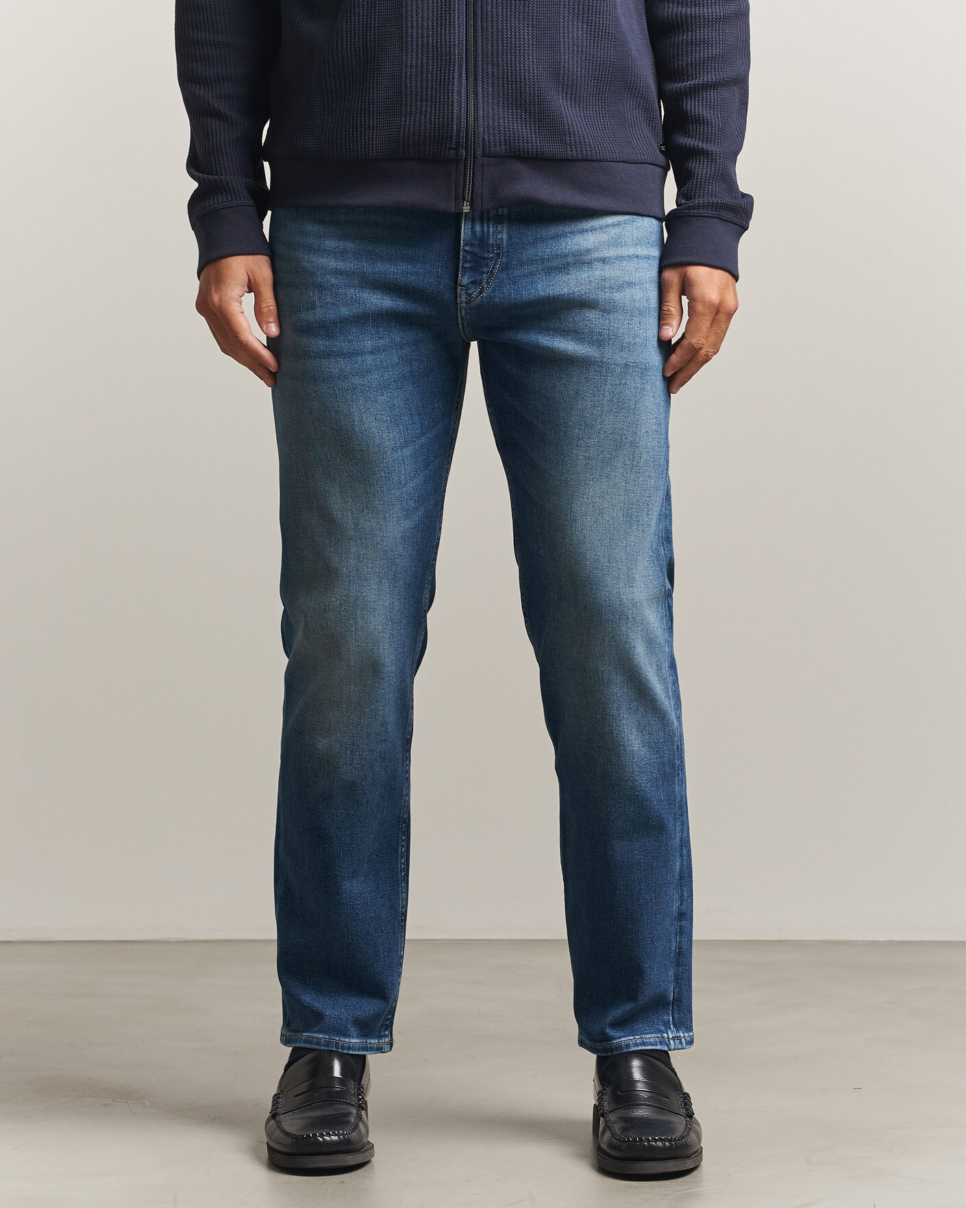 Men | Jeans | BOSS BLACK | Ogden Regular Fit Jeans Medium Blue