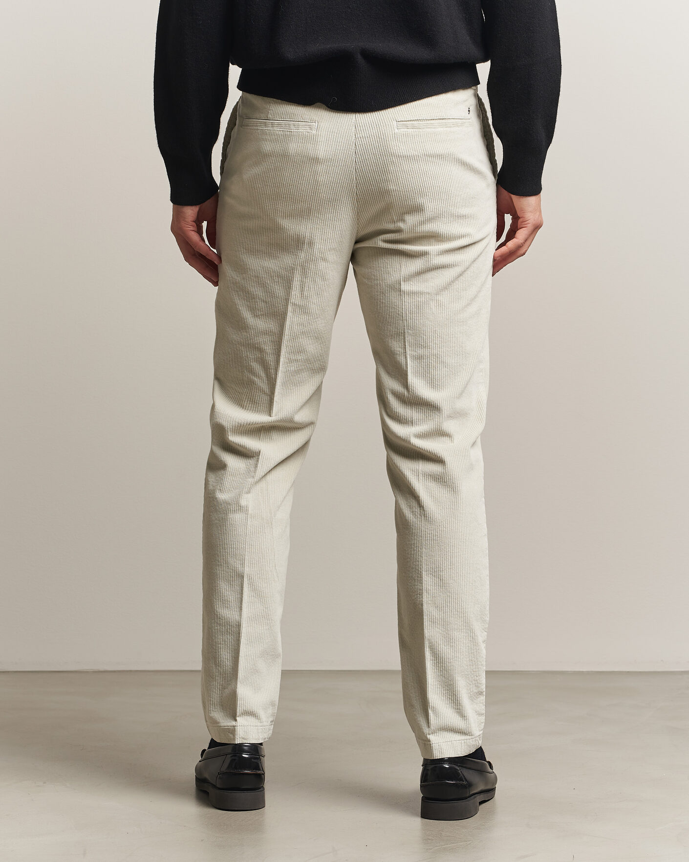 Men | Trousers | BOSS BLACK | Kane Structured Cotton Chino Open White