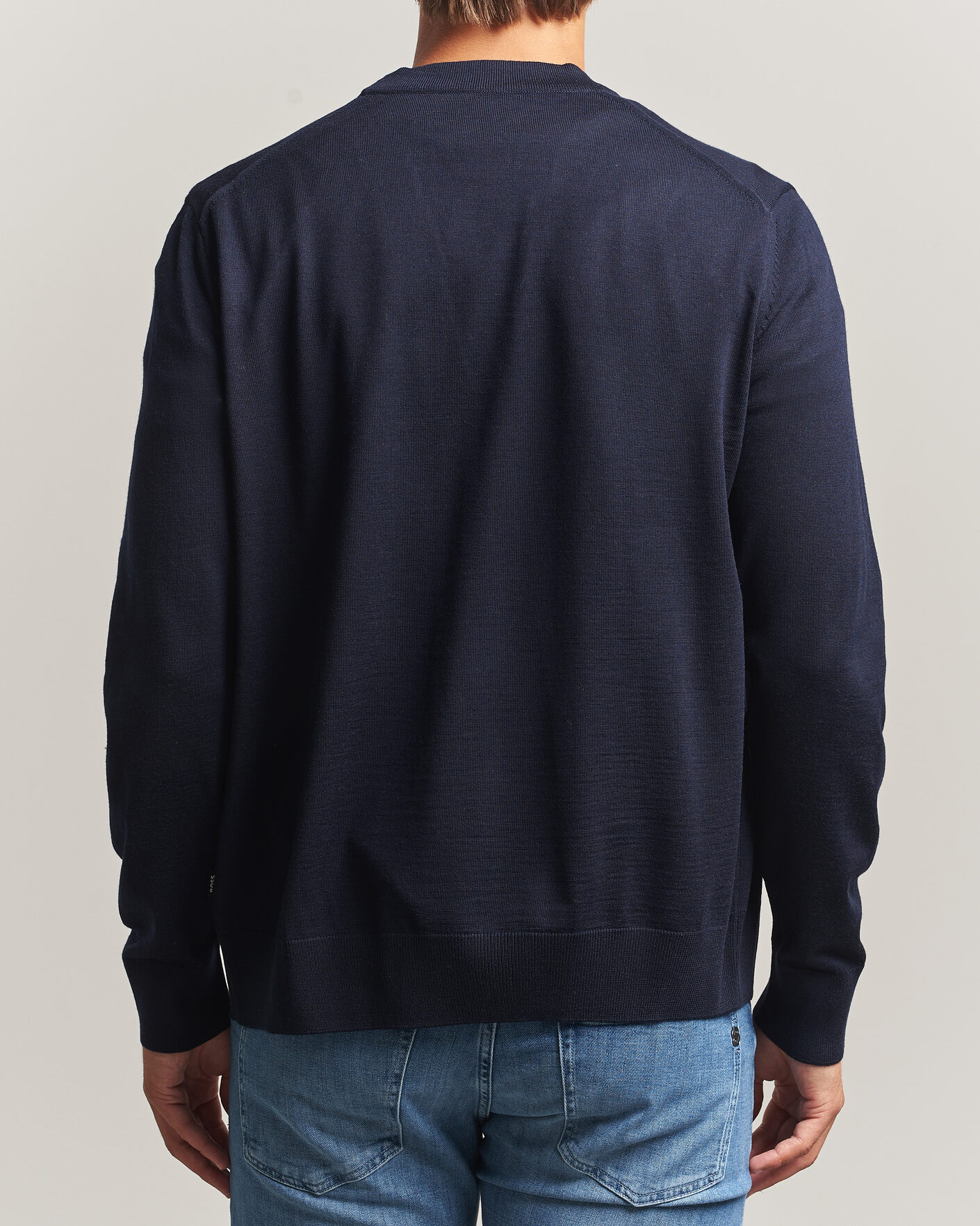 Men | Sweaters & Knitwear | BOSS BLACK | Mardon Wool Cardigan Dark Blue