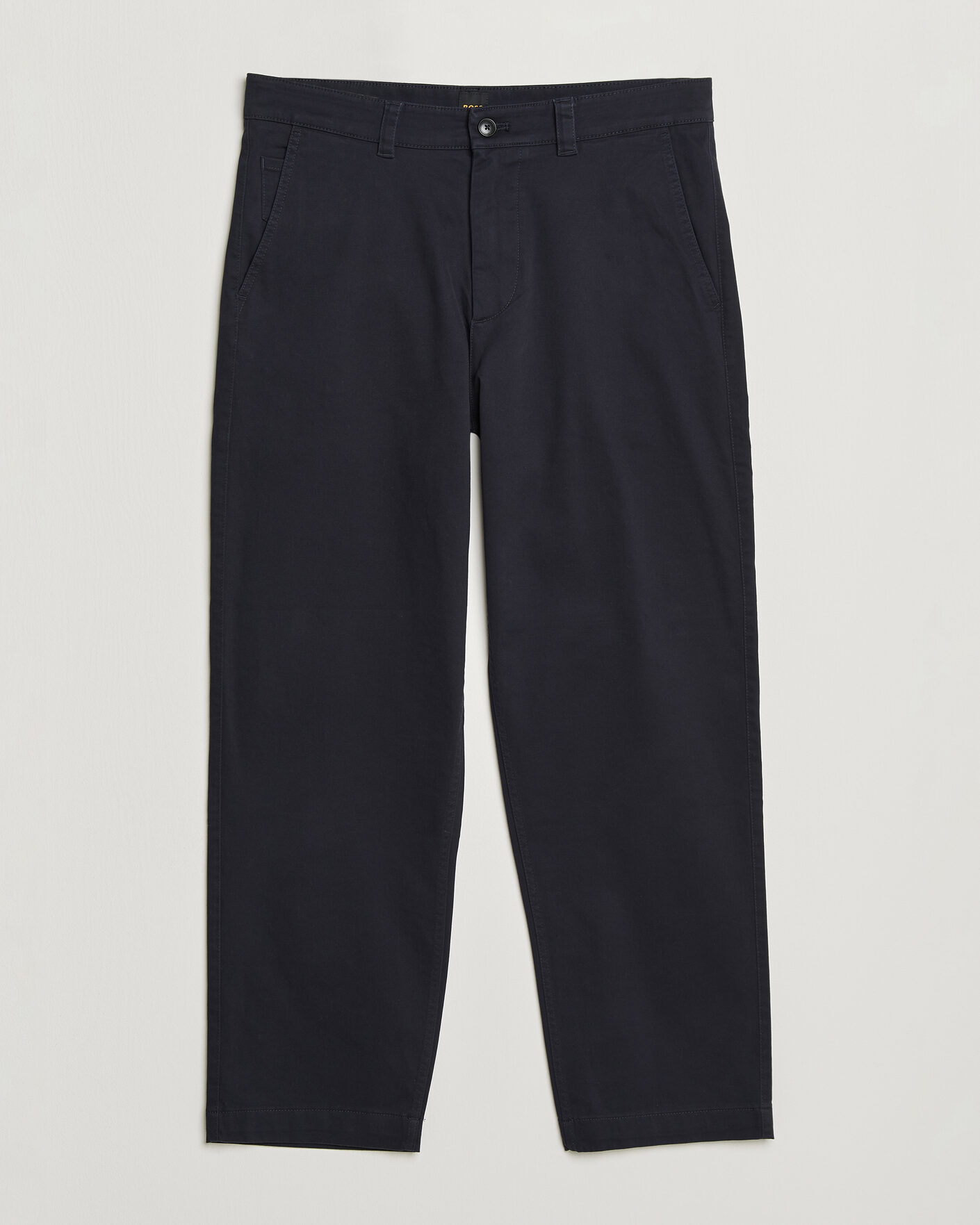 Men | Trousers | BOSS ORANGE | Cotton Chino Dark Blue