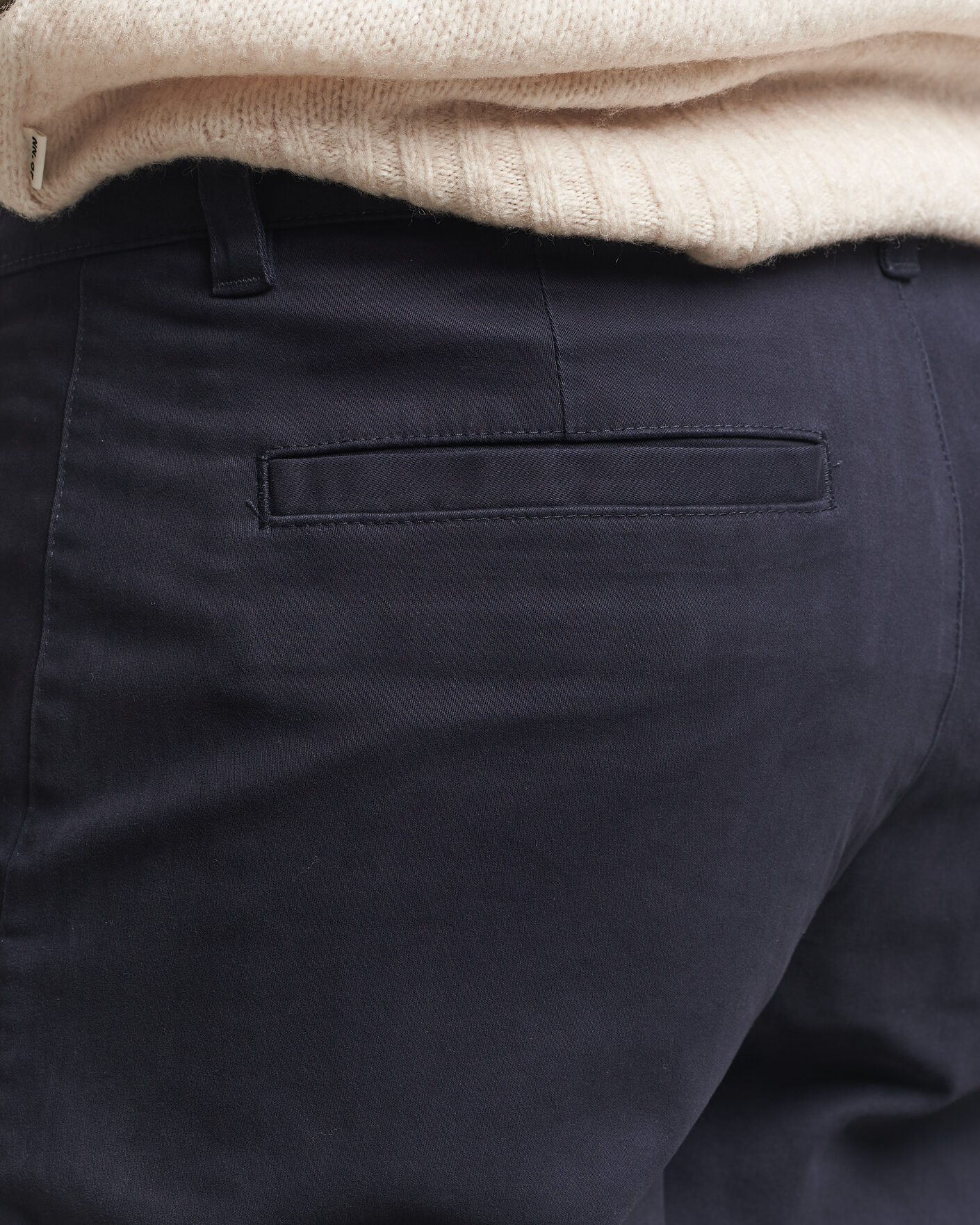 Men | Trousers | BOSS ORANGE | Cotton Chino Dark Blue