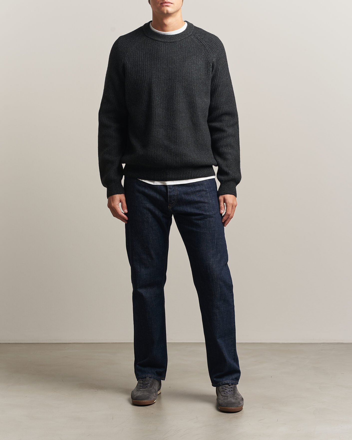 Men | Sweaters & Knitwear | BOSS ORANGE | Kepler Wool Knitted Sweater Black