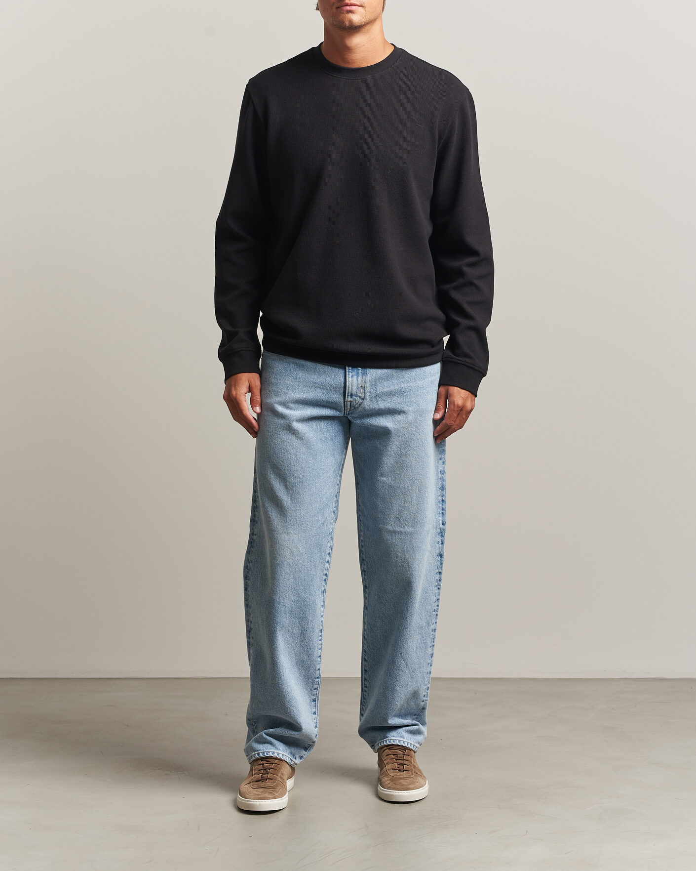 Men | Sweaters & Knitwear | BOSS ORANGE | Tempesto Sweater Black