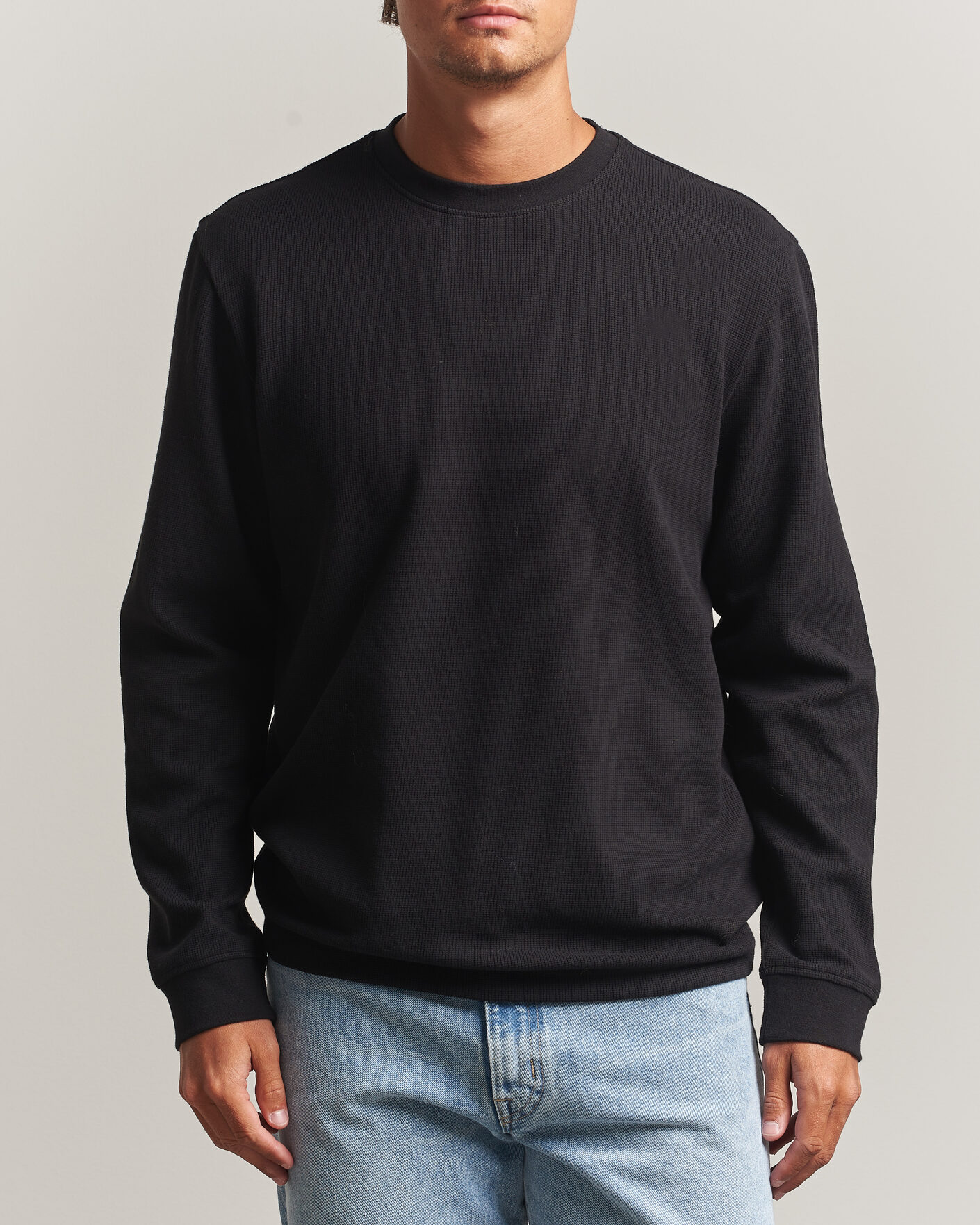 Men | Sweaters & Knitwear | BOSS ORANGE | Tempesto Sweater Black