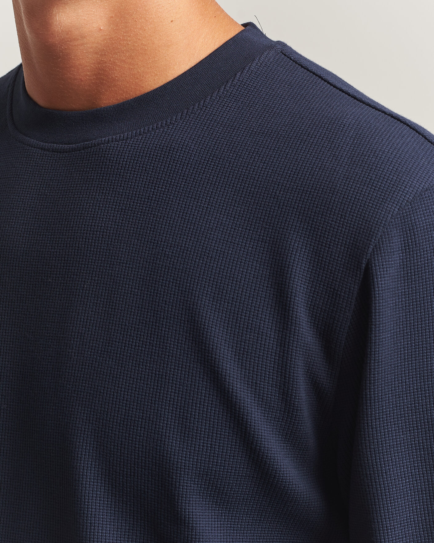 Men | Sweaters & Knitwear | BOSS ORANGE | Tempesto Sweater Dark Blue