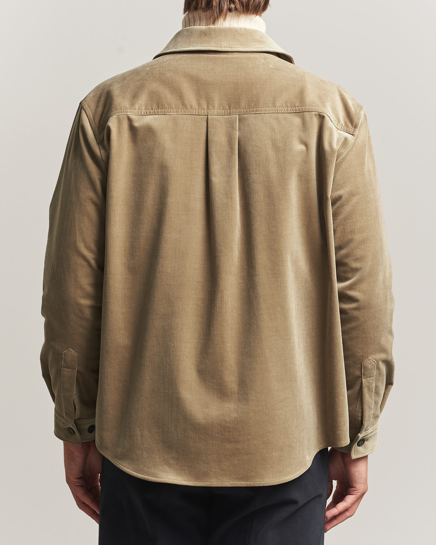 Men | Shirts | BOSS BLACK | Carper Corduroy Overshirt Open Brown