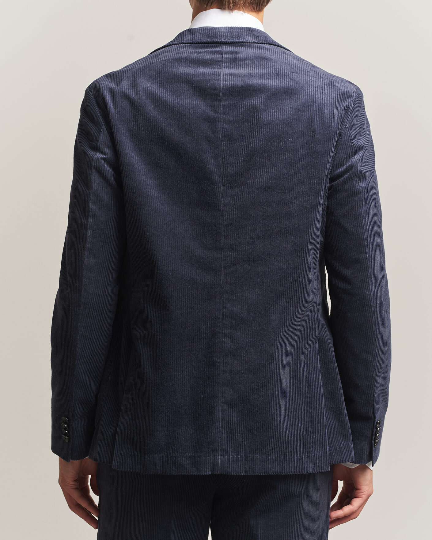 Men | Blazers | BOSS BLACK | Hanry Corduroy Suit Blazer Open Blue