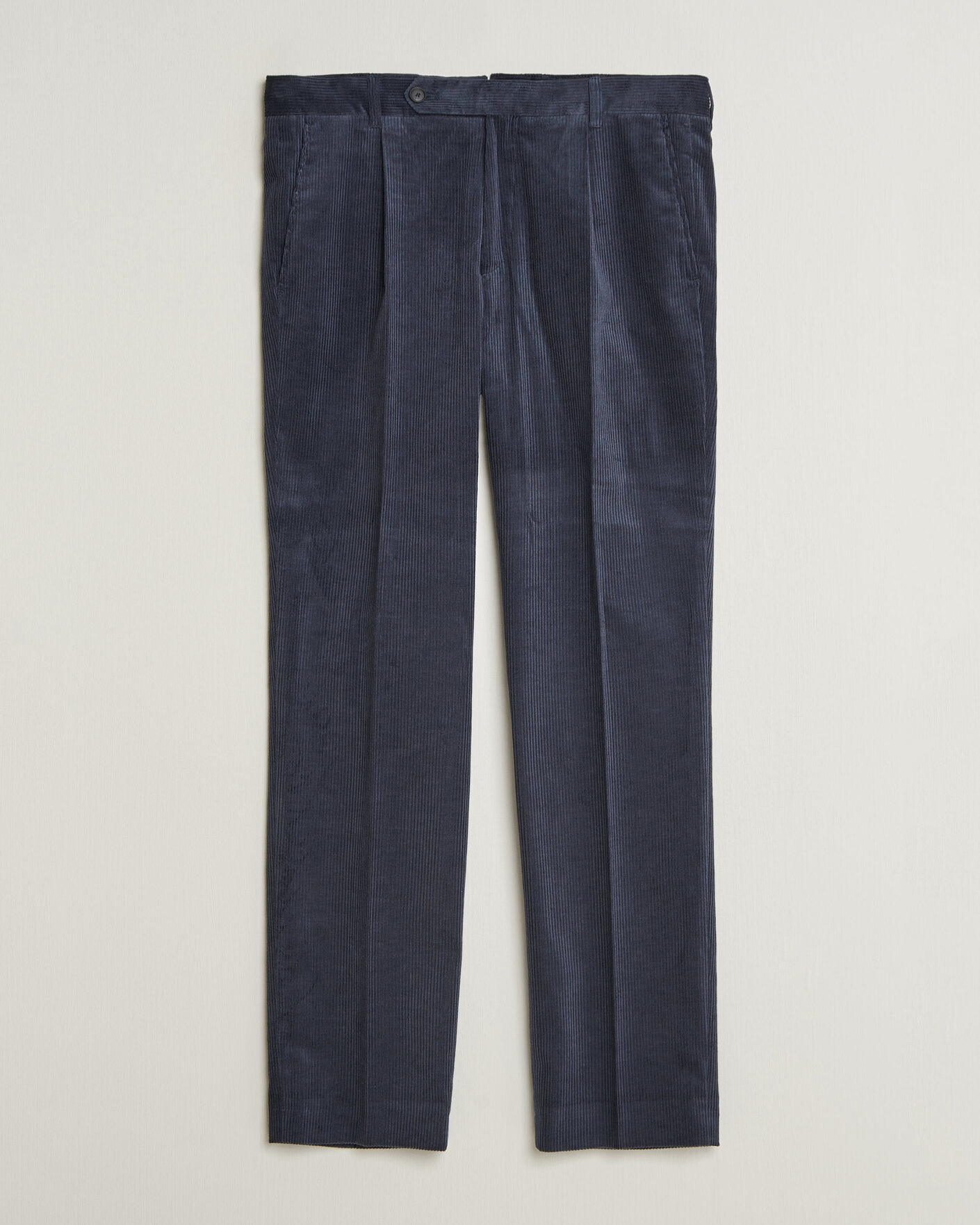 Men | Trousers | BOSS BLACK | Perino Corduroy Suit Trousers Open Blue