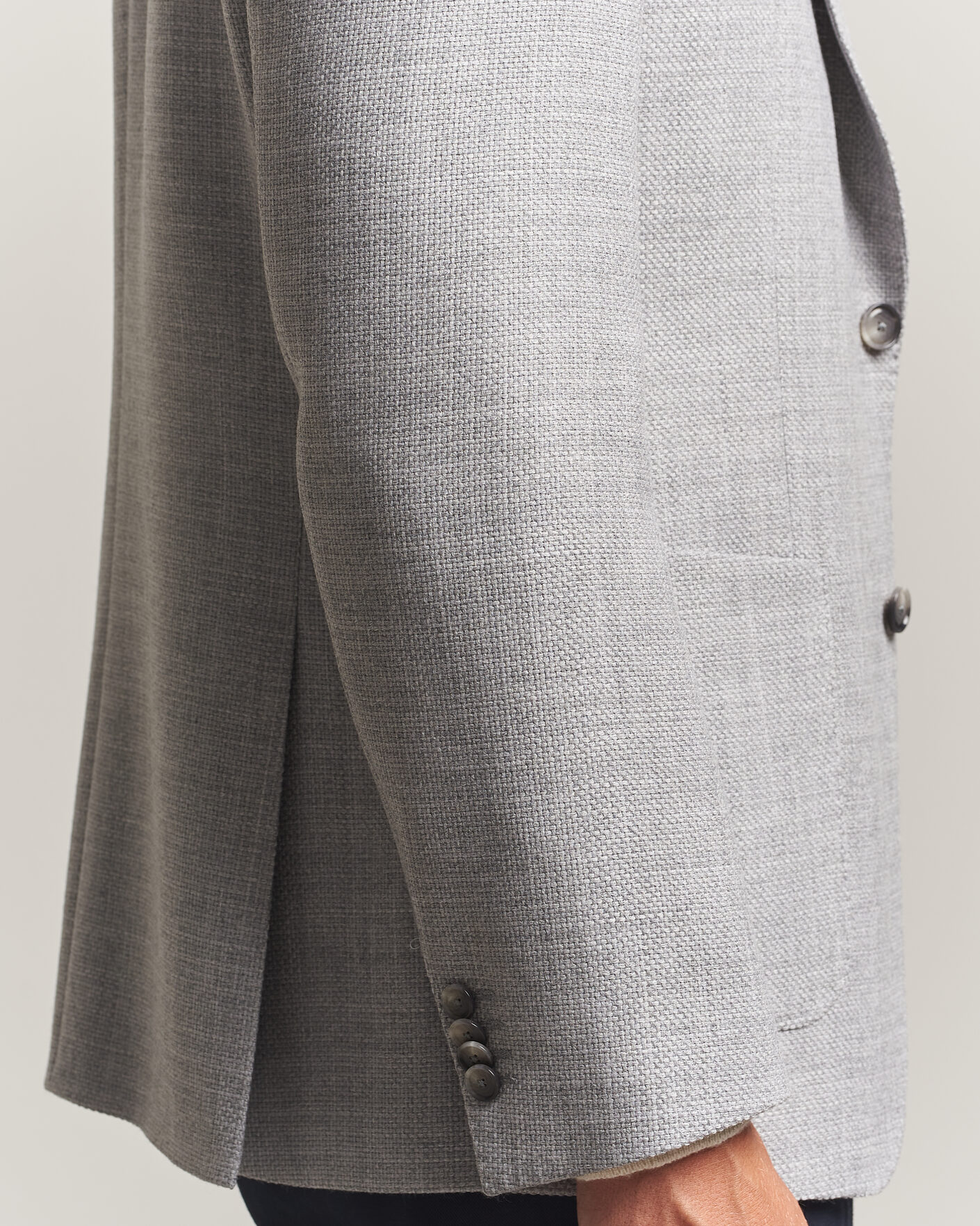 Men | Blazers | BOSS BLACK | Hutson Wool Patch Pocket Blazer Light Grey