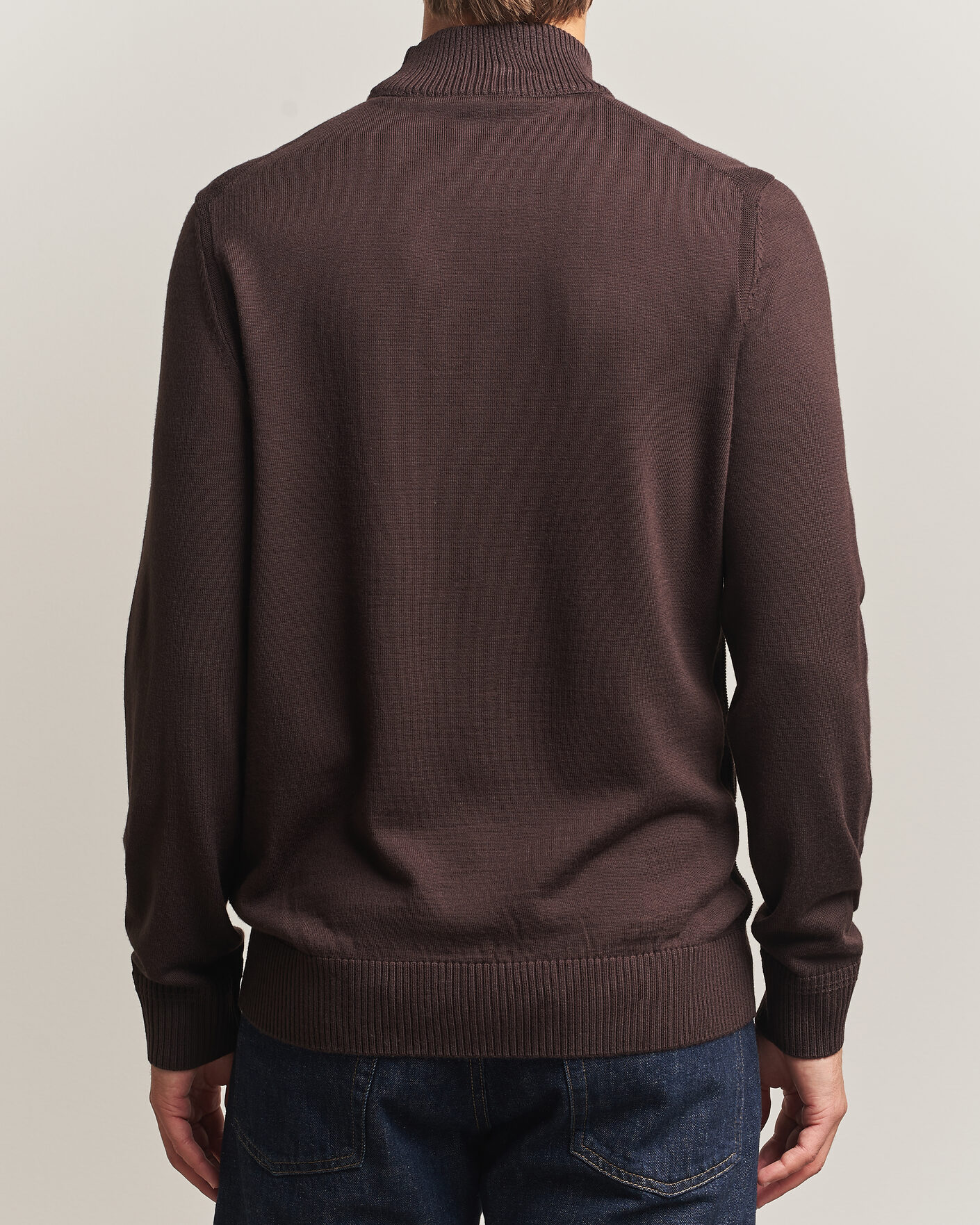 Men | Sweaters & Knitwear | BOSS ORANGE | Avac Knitted Turtleneck Dark Brown